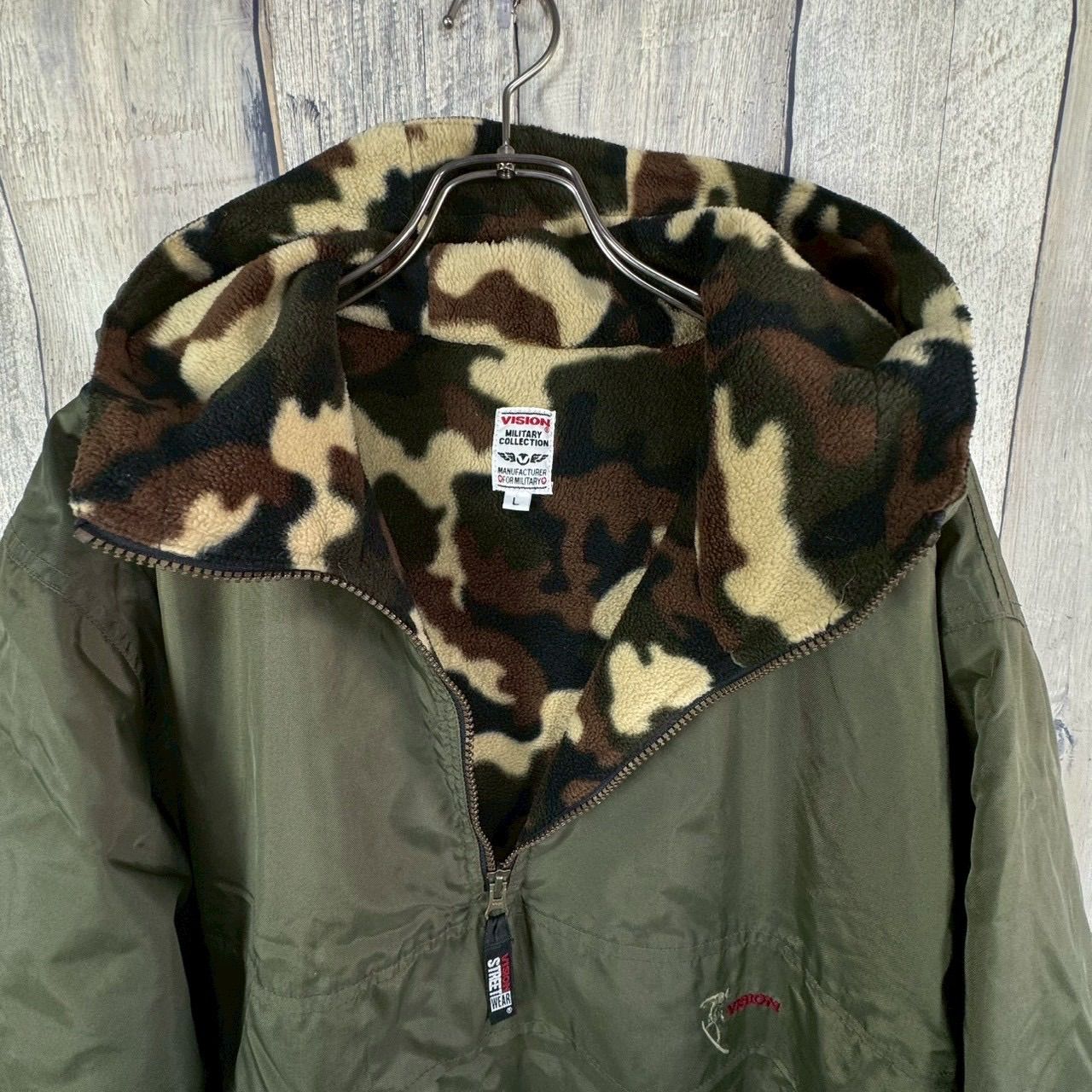 VISION STREET WEAR ビジョン MILITARY COLLECTION ダークグリーン 