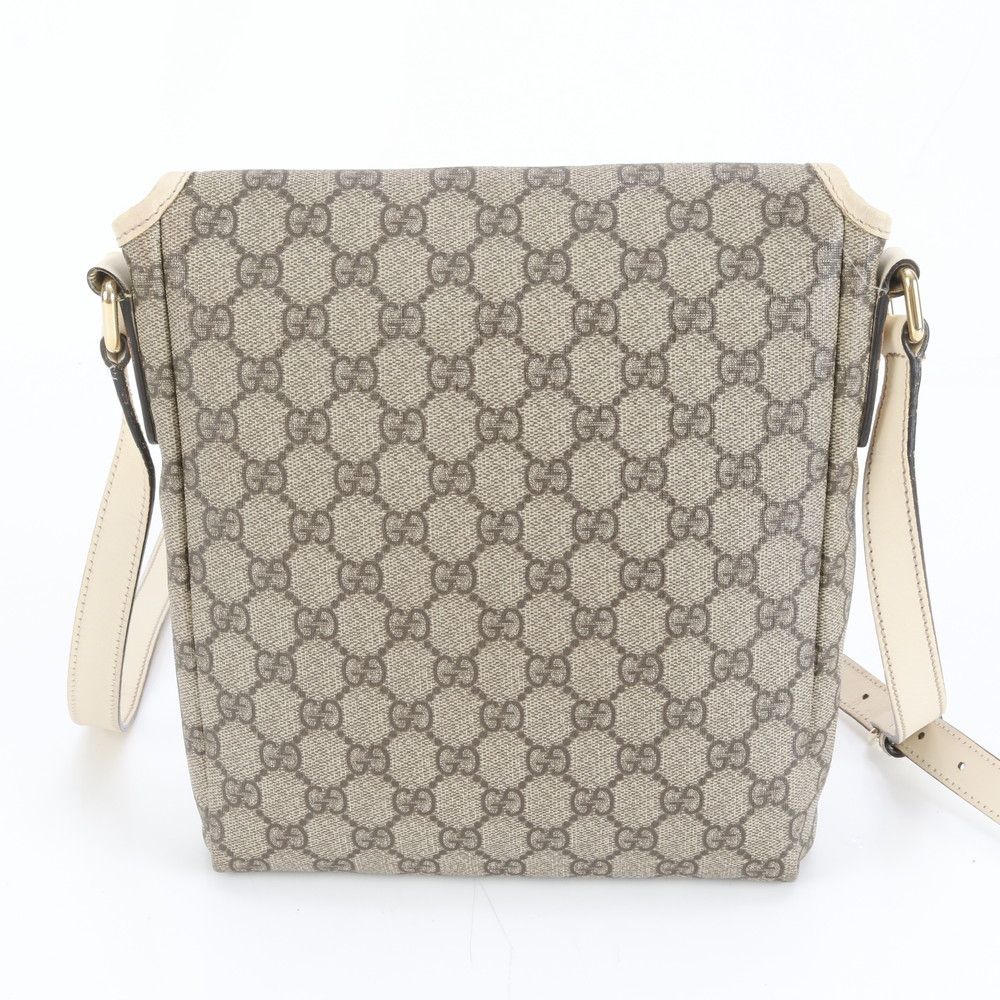 グッチ GGスプリーム 223666 レザー ショルダーバッグ 斜め掛け クロス