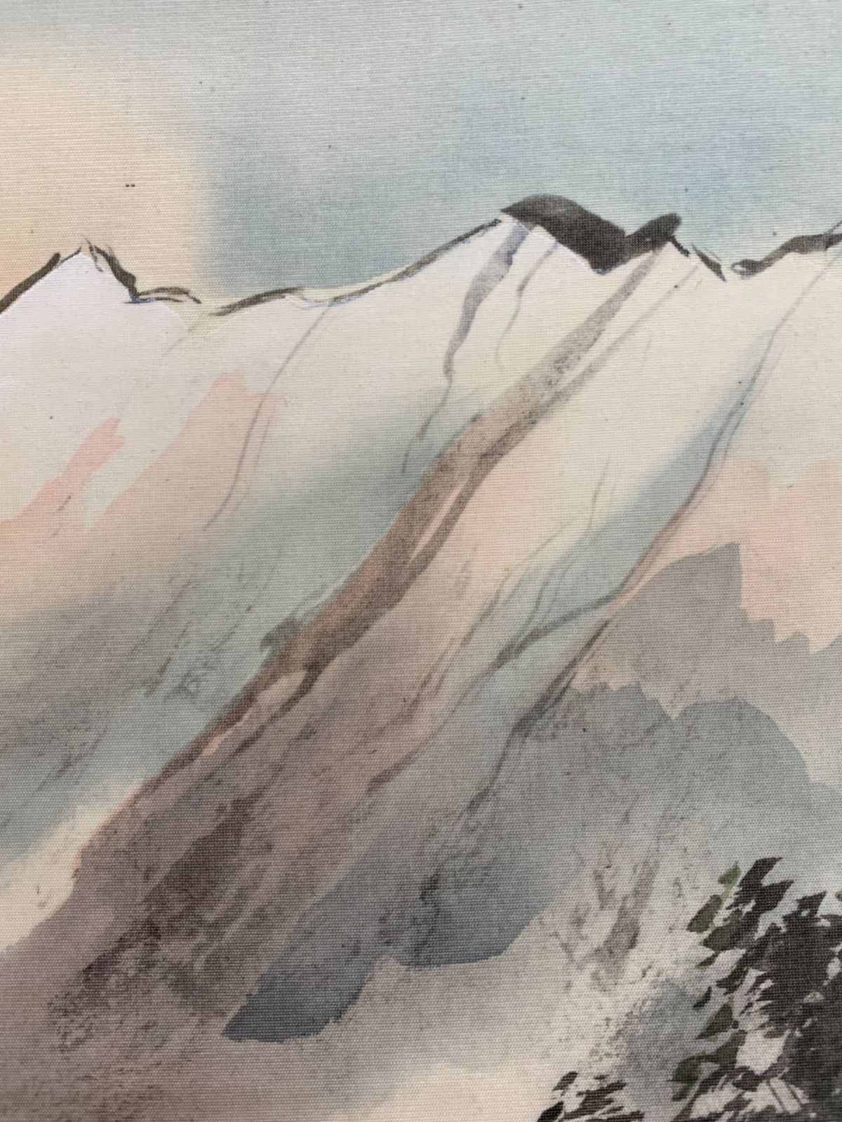 掛け軸】345 松林桂月「不二」野口幽谷門下 近代南画 文化勲章 山口の