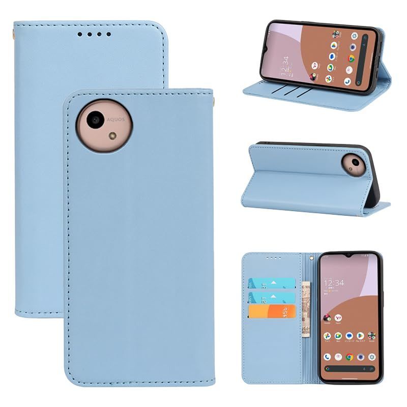 在庫処分】適用 AQUOS wish4 ケース 手帳型 適用 SH-52E / SH-M27