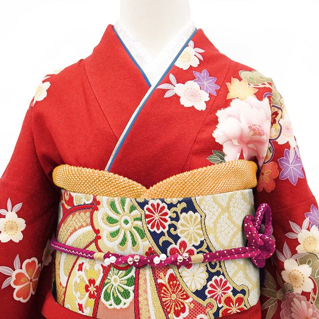 新古品】 振袖用 袋帯 フォーマル 未使用 振袖 成人式 結婚式 正絹