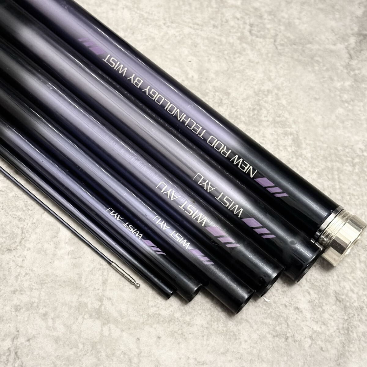 【値下げ】鮎竿 ST-85SP （75-88）替穂先2本・ハカマ付　※修理有り WIST AYU 85 SPECIAL 鮎竿 替穂先、替#2付属 - メルカリ