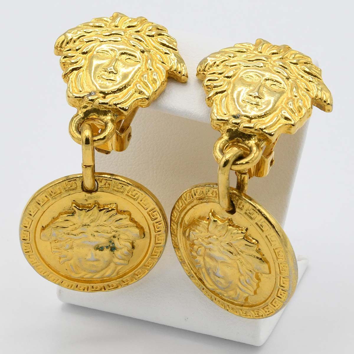 GIANNI VERSACE ヴェルサーチ イヤリング メデューサ GP ゴールド