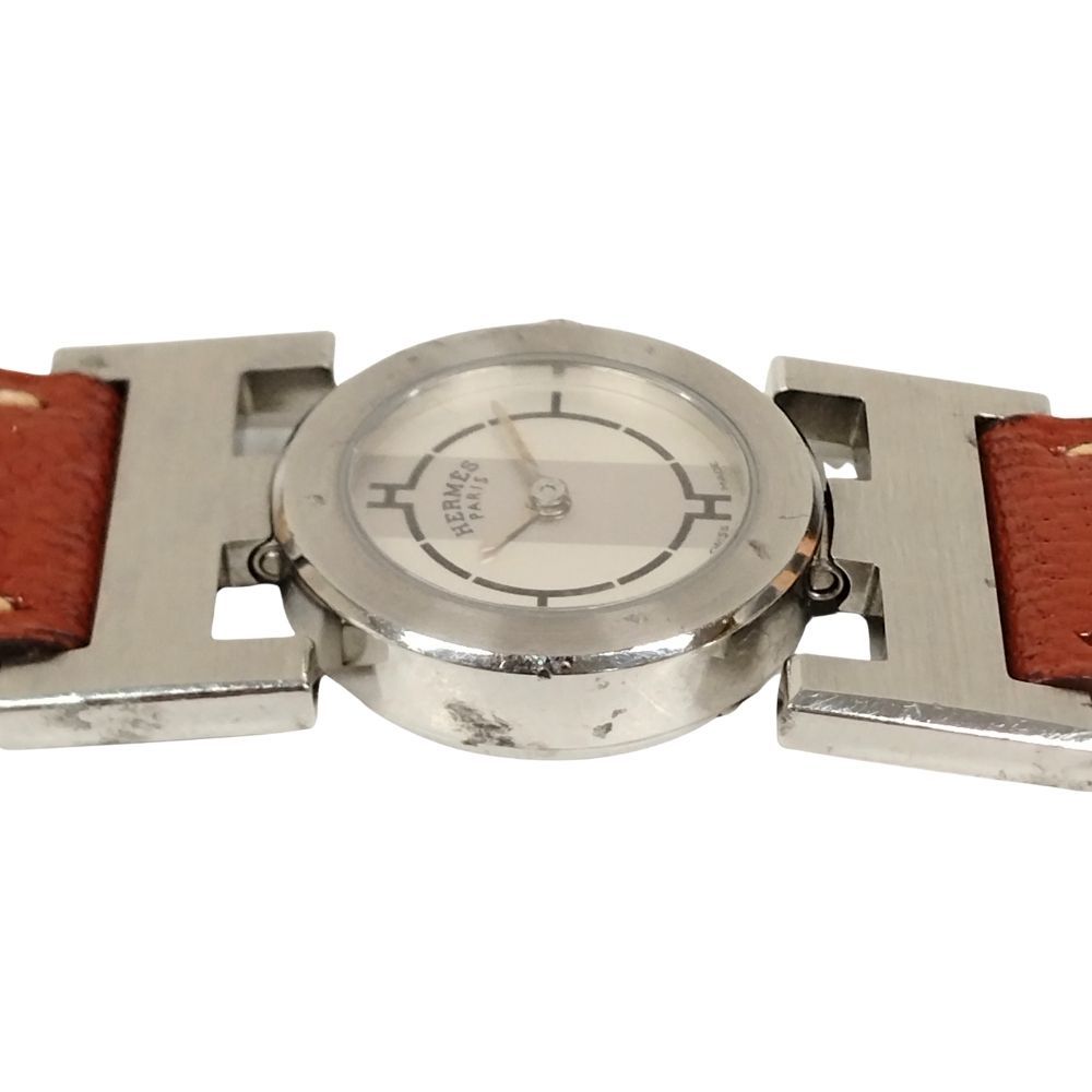 訳あり】HERMES エルメス PA1.210 パプリカ クォーツ レディース 不