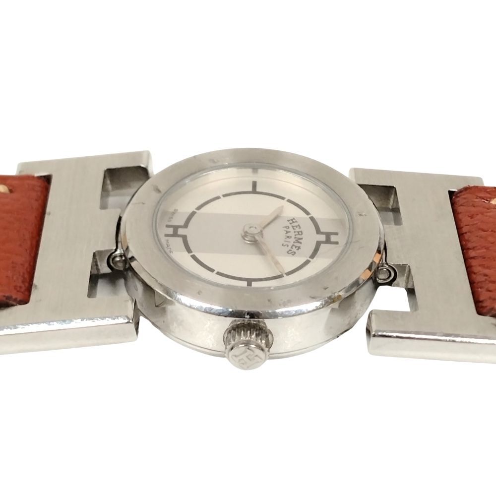 訳あり】HERMES エルメス PA1.210 パプリカ クォーツ レディース 不