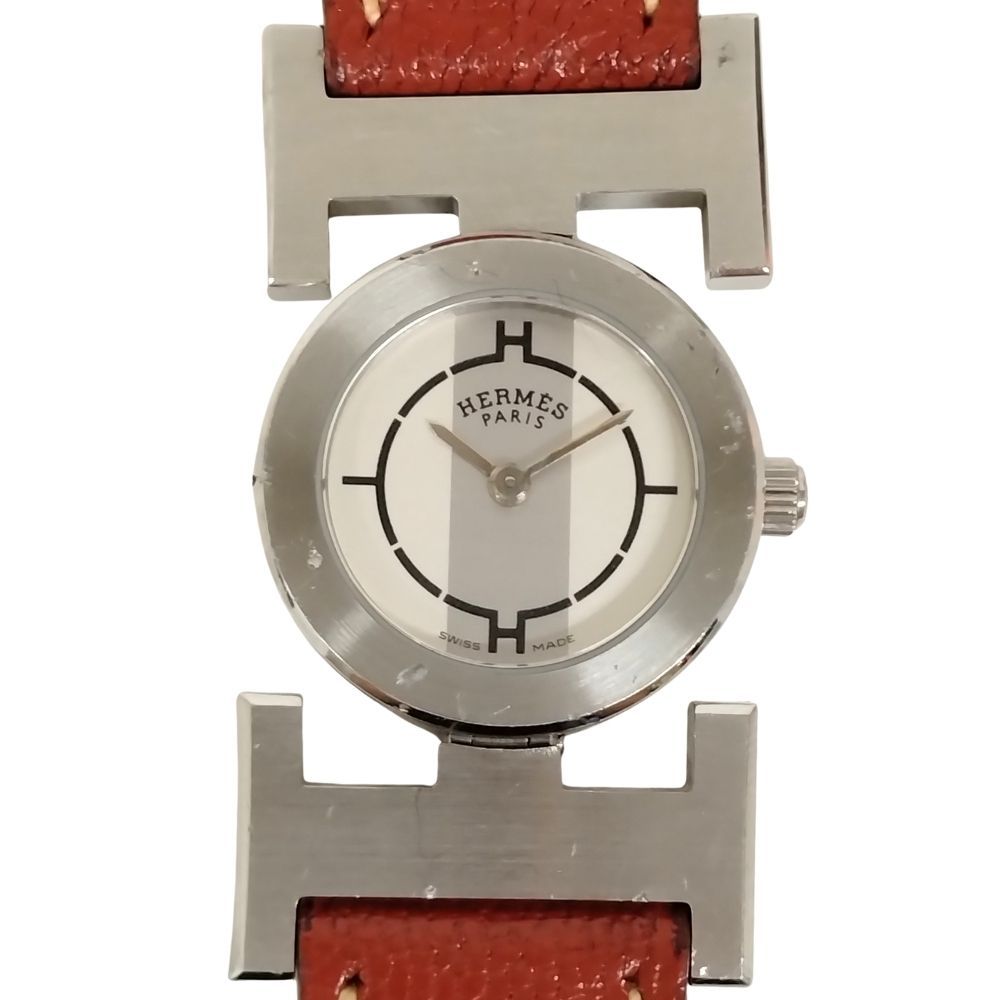 訳あり】HERMES エルメス PA1.210 パプリカ クォーツ レディース 不