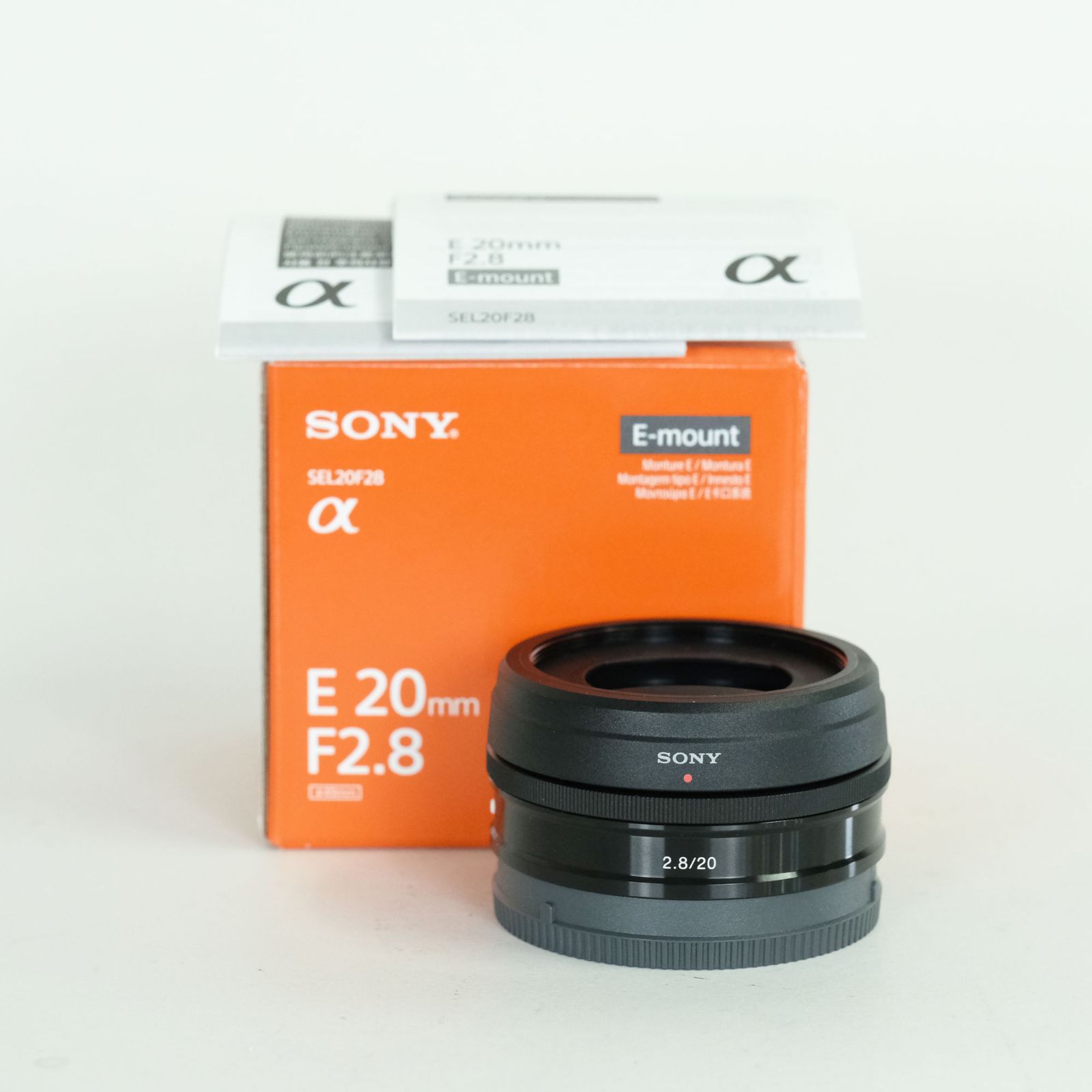 美品] SONY E 20mm F2.8 SEL20F28 | SONY Eマウント - メルカリ