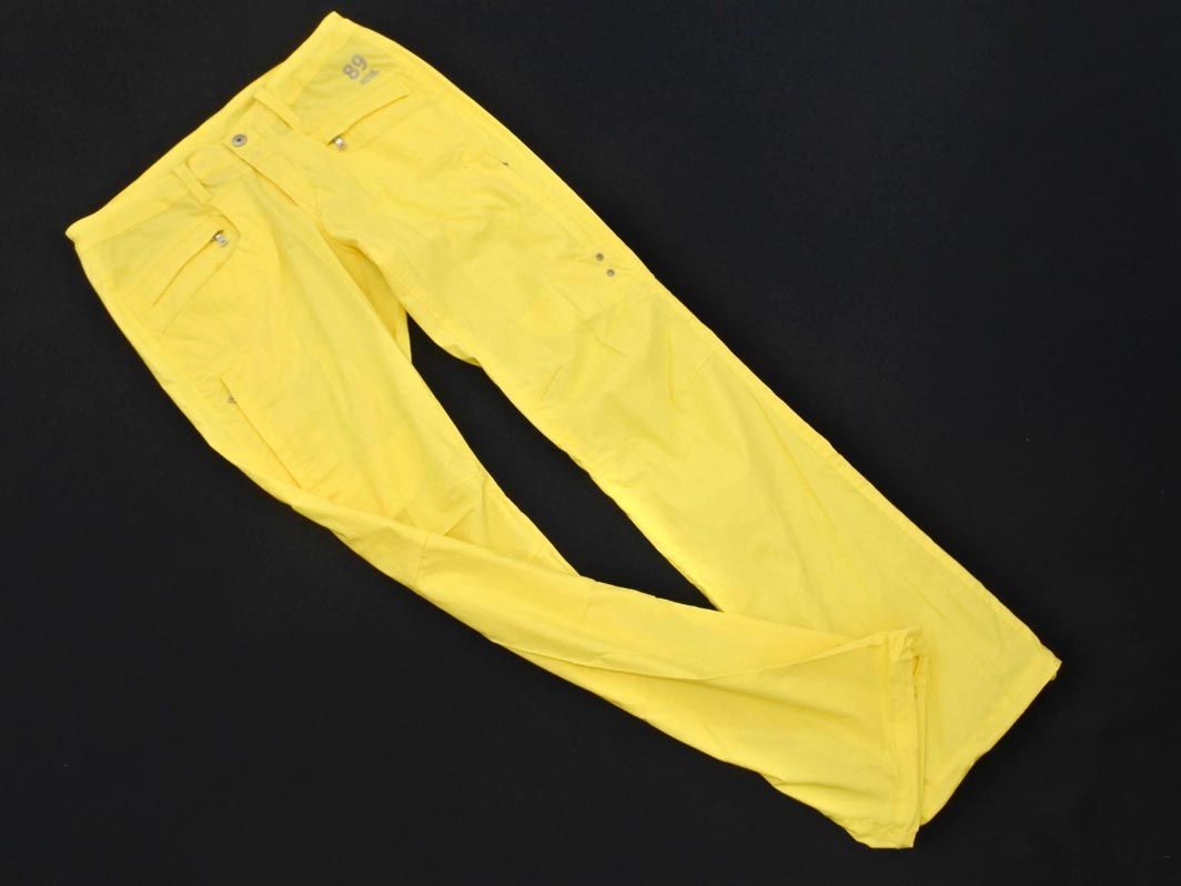 PEARLY GATES パーリーゲイツ カラー パンツ size0/黄 □□ レディース
