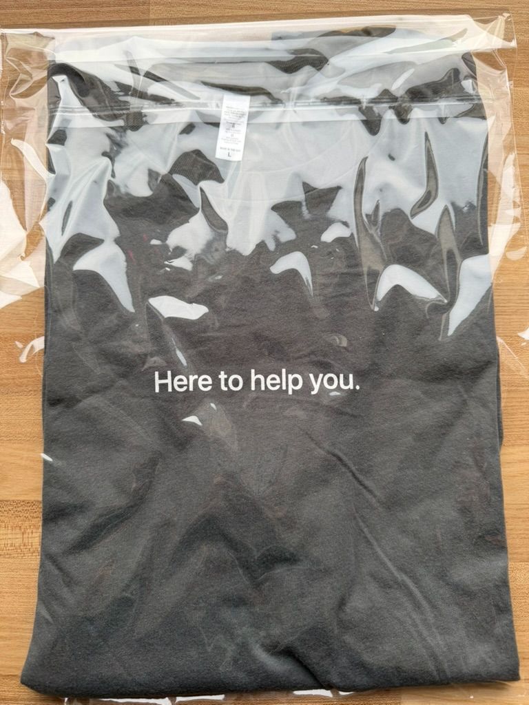 Apple 非売品 Apple 非売品 Tシャツ Here to help you USA製 Lサイズ - メルカリ