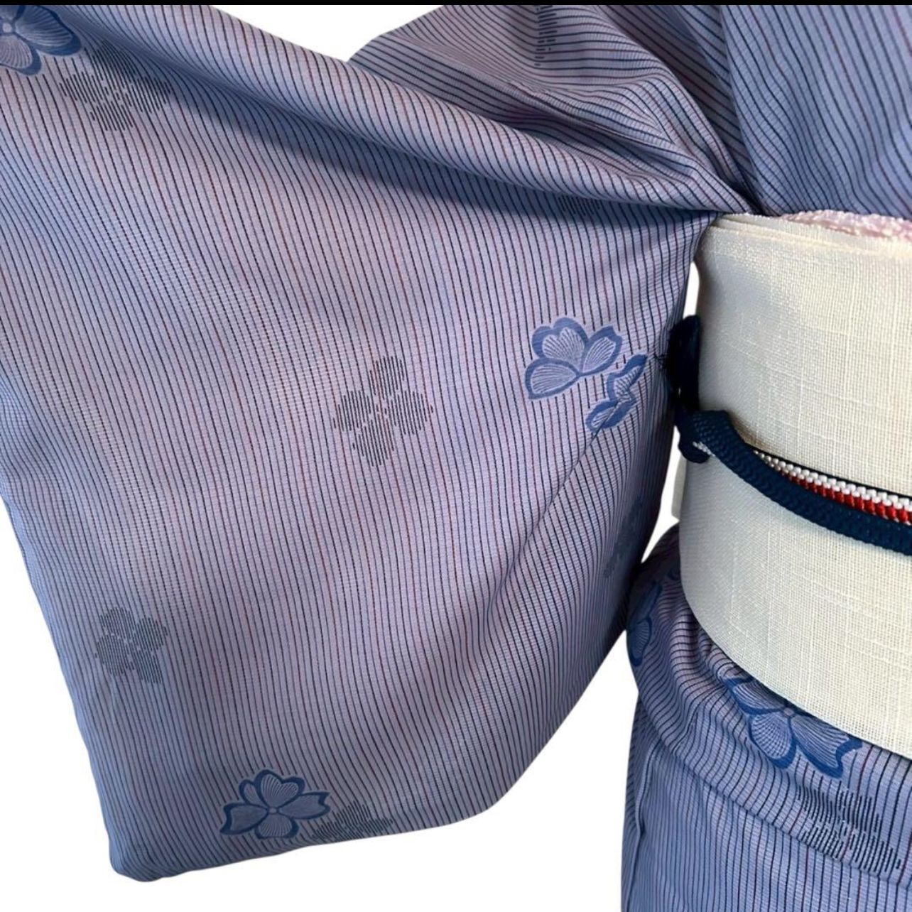 薄物 夏物 化繊 紗紬風 小紋 フルセット 4点 M 〜L カタ1-10 - メルカリ