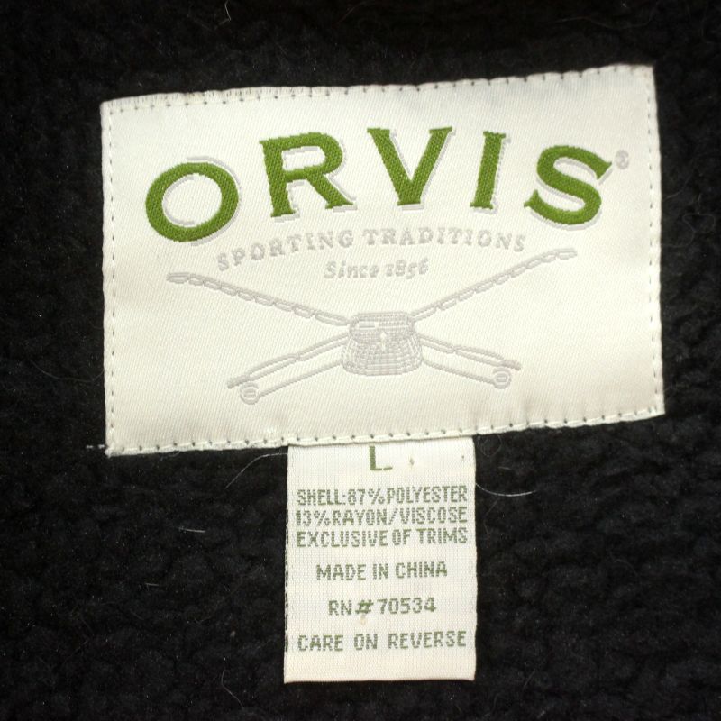 00s ORVIS 裏地ボア フリース ベスト メンズ 表記Lサイズ - メルカリ
