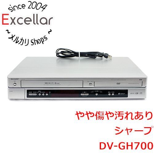 bn:17] SHARP ビデオ一体型DVDプレーヤー DV-GH700 リモコン付き