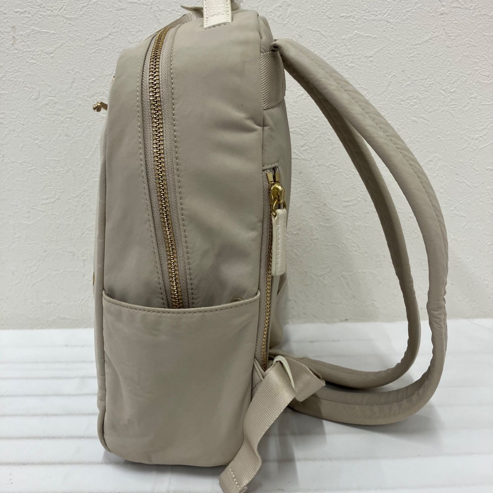 9809 agnès b. アニエスベー リュック バックパック ベージュ系