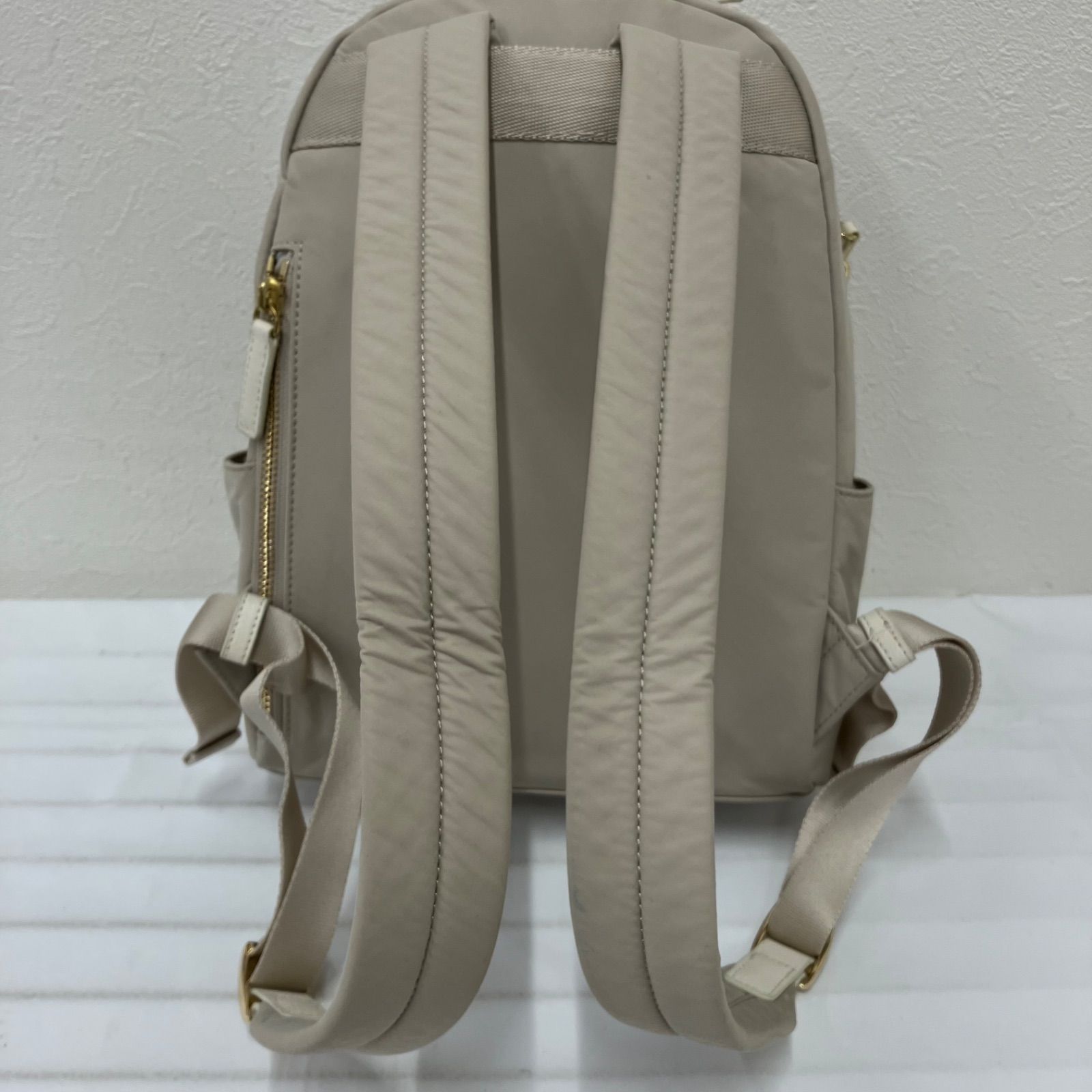 9809 agnès b. アニエスベー リュック バックパック ベージュ系 