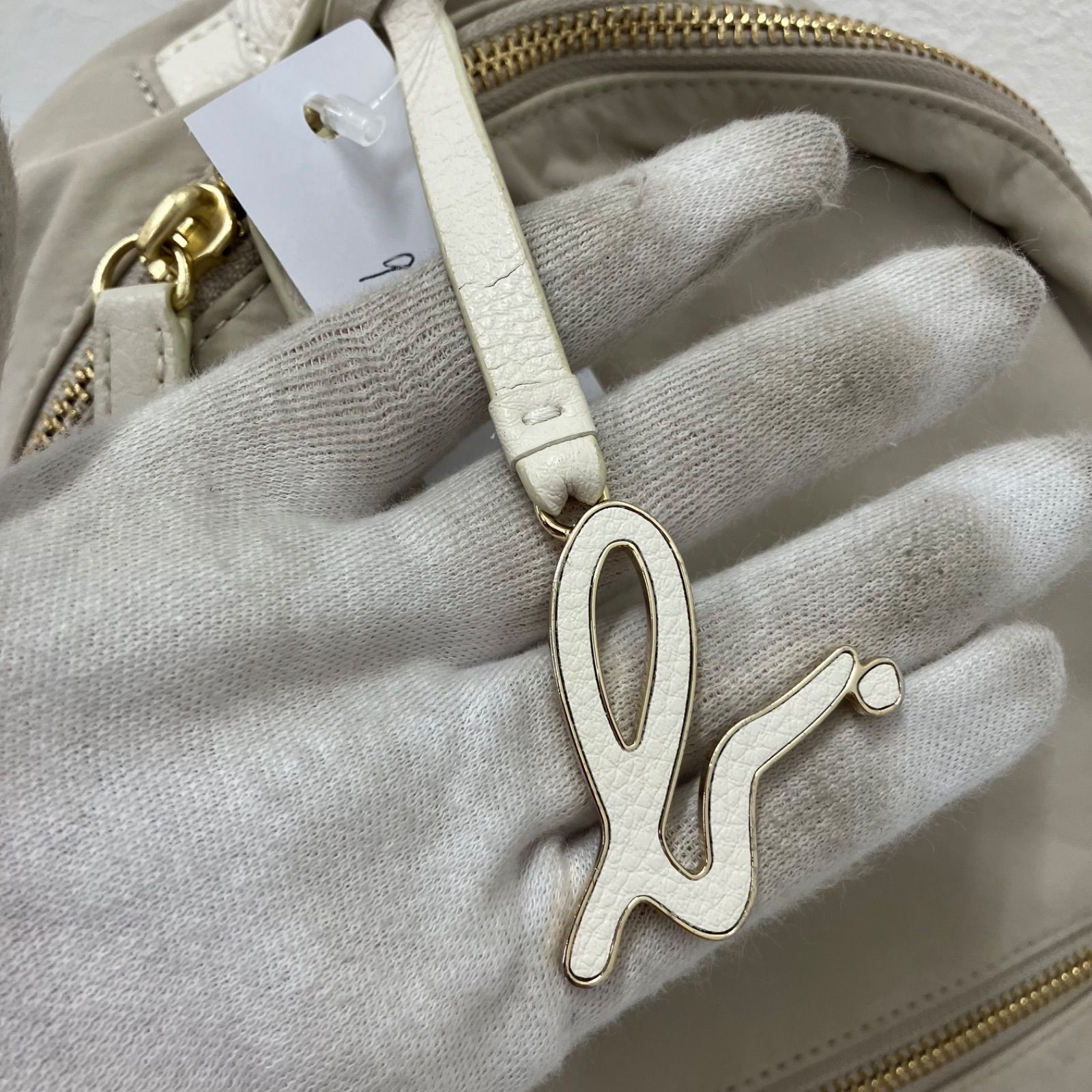 9809 agnès b. アニエスベー リュック バックパック ベージュ系 