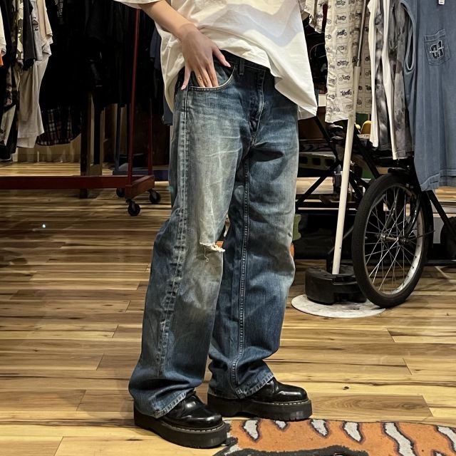 Levi's 503/リーバイス503】ダメージデニム - メルカリ