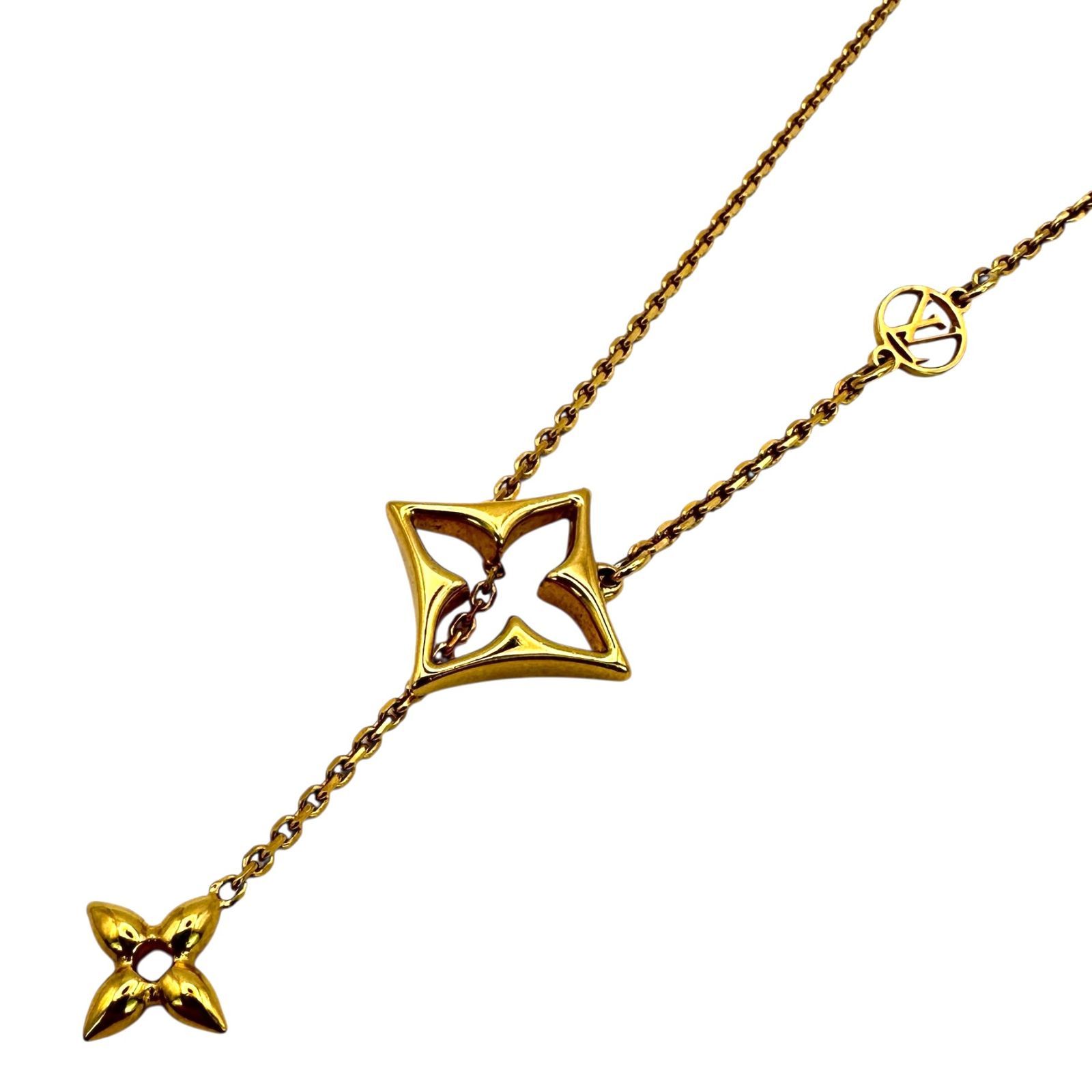 Louis Vuitton】ルイ・ヴィトン M01234 フラワーグラム ネックレス 