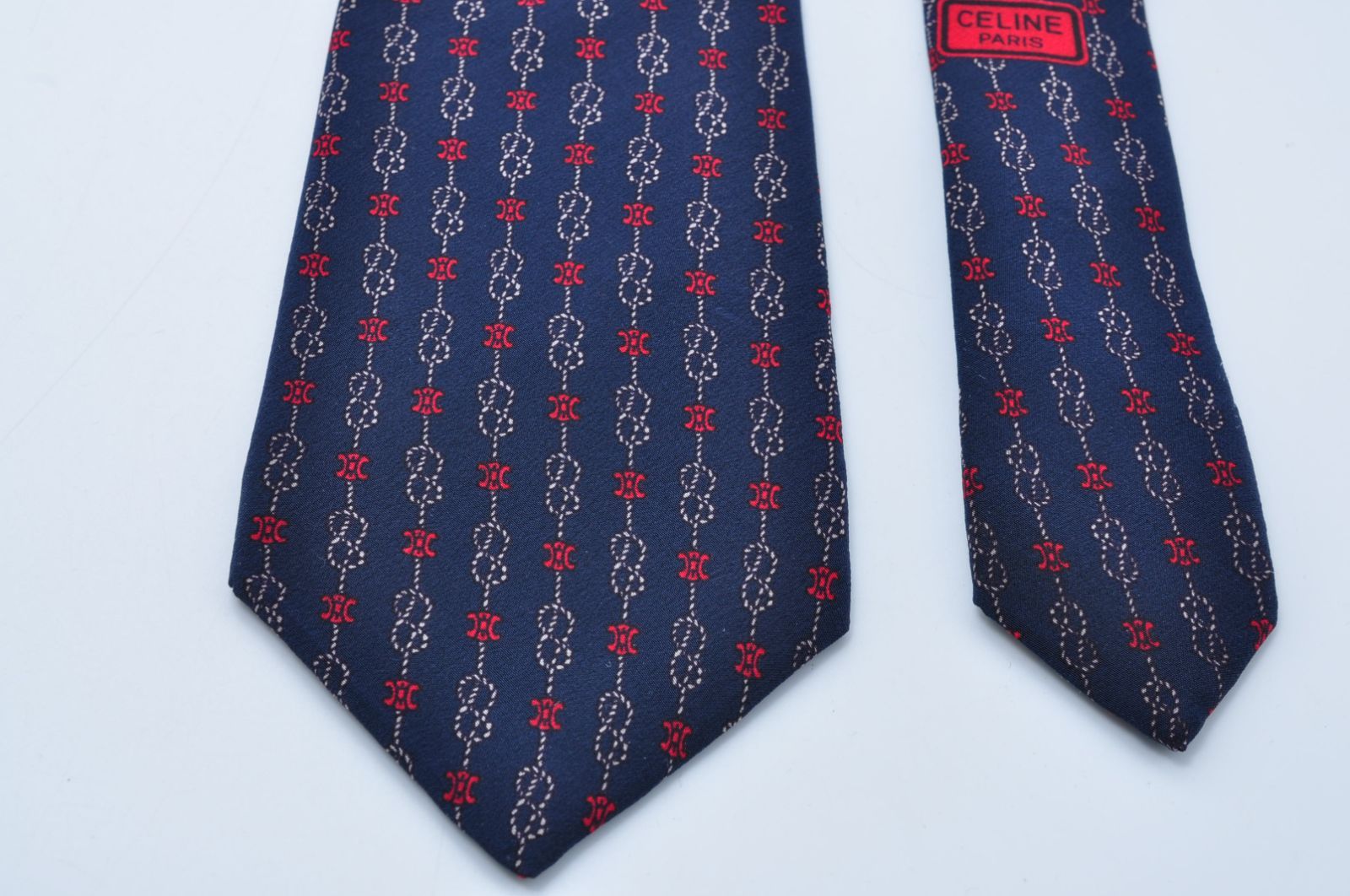 CELINE セリーヌ ネクタイ Silk シルク トリオンフ Men's メンズ 男性