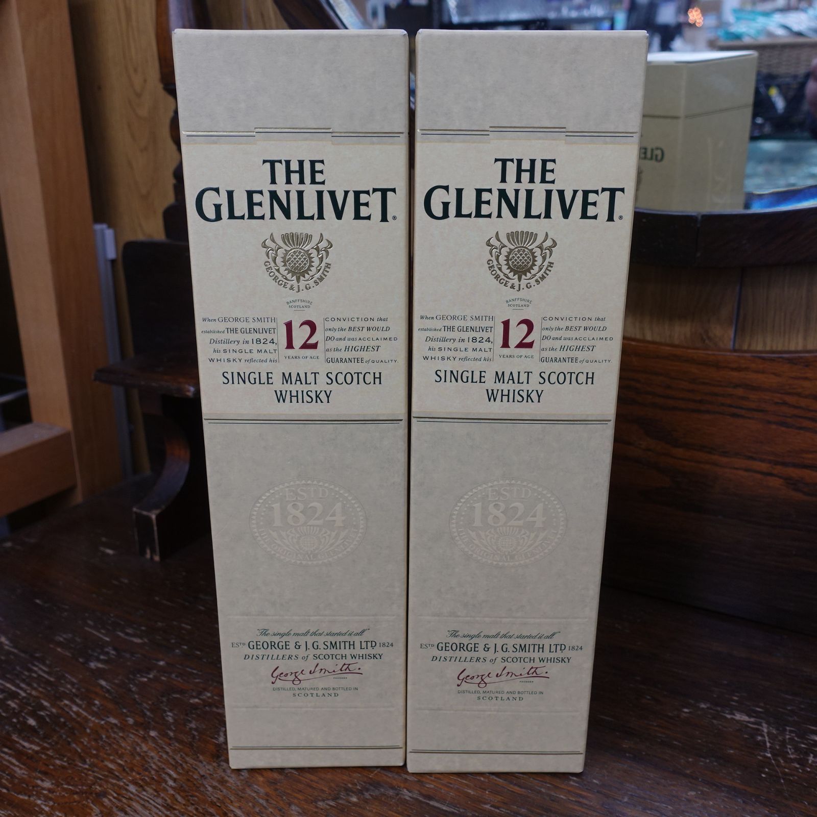 未開栓 グレンリベット12年 2本 シングルモルト ウイスキー - メルカリ