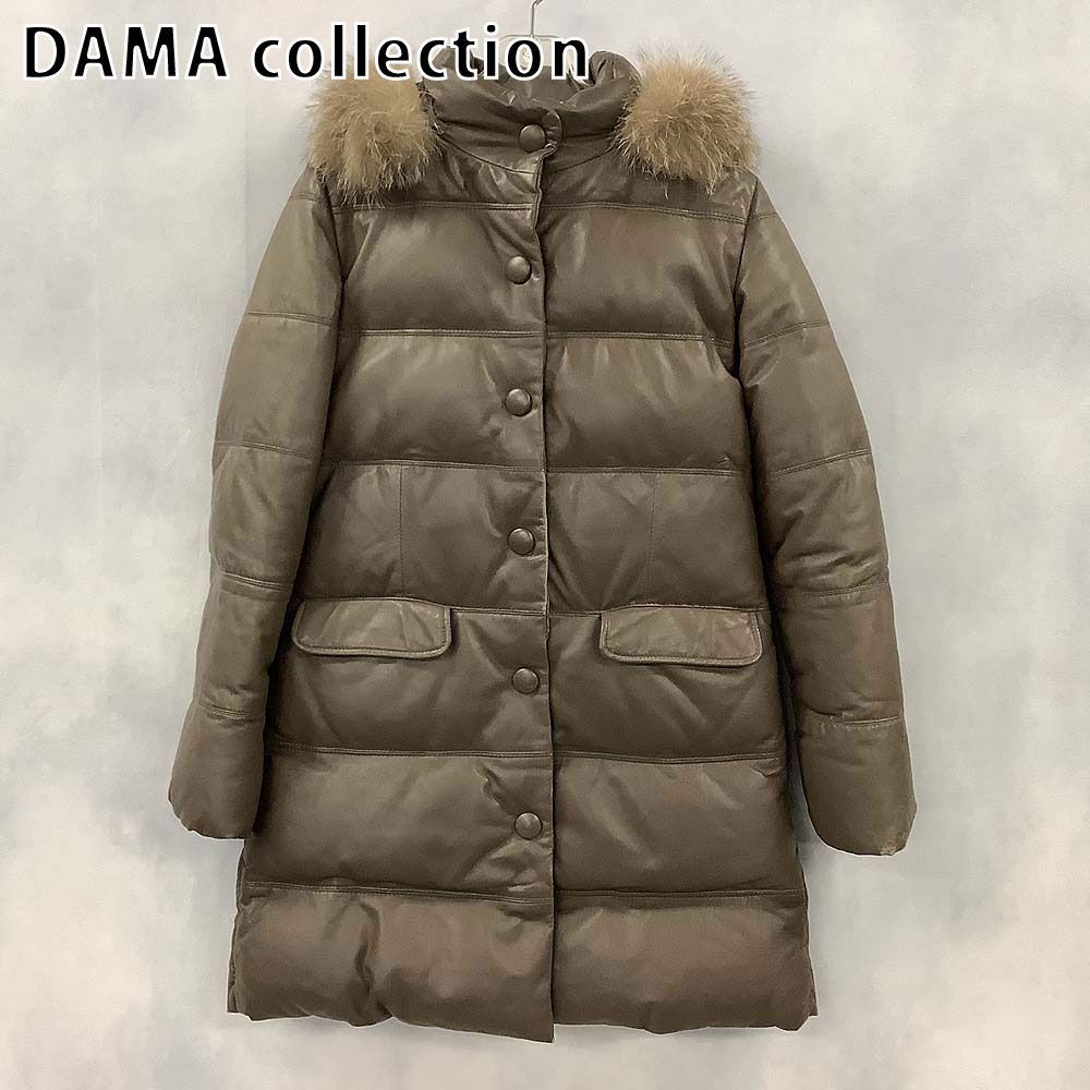 DAMA collection ダーマコレクション ダウンジャケット 羊革 - メルカリ