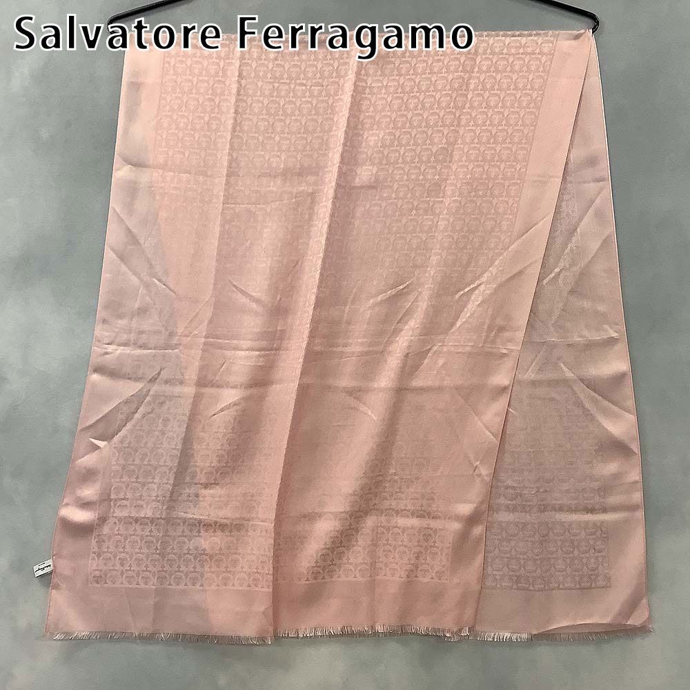 Salvatore Ferragamo サルヴァトーレフェラガモ ショール シルク混