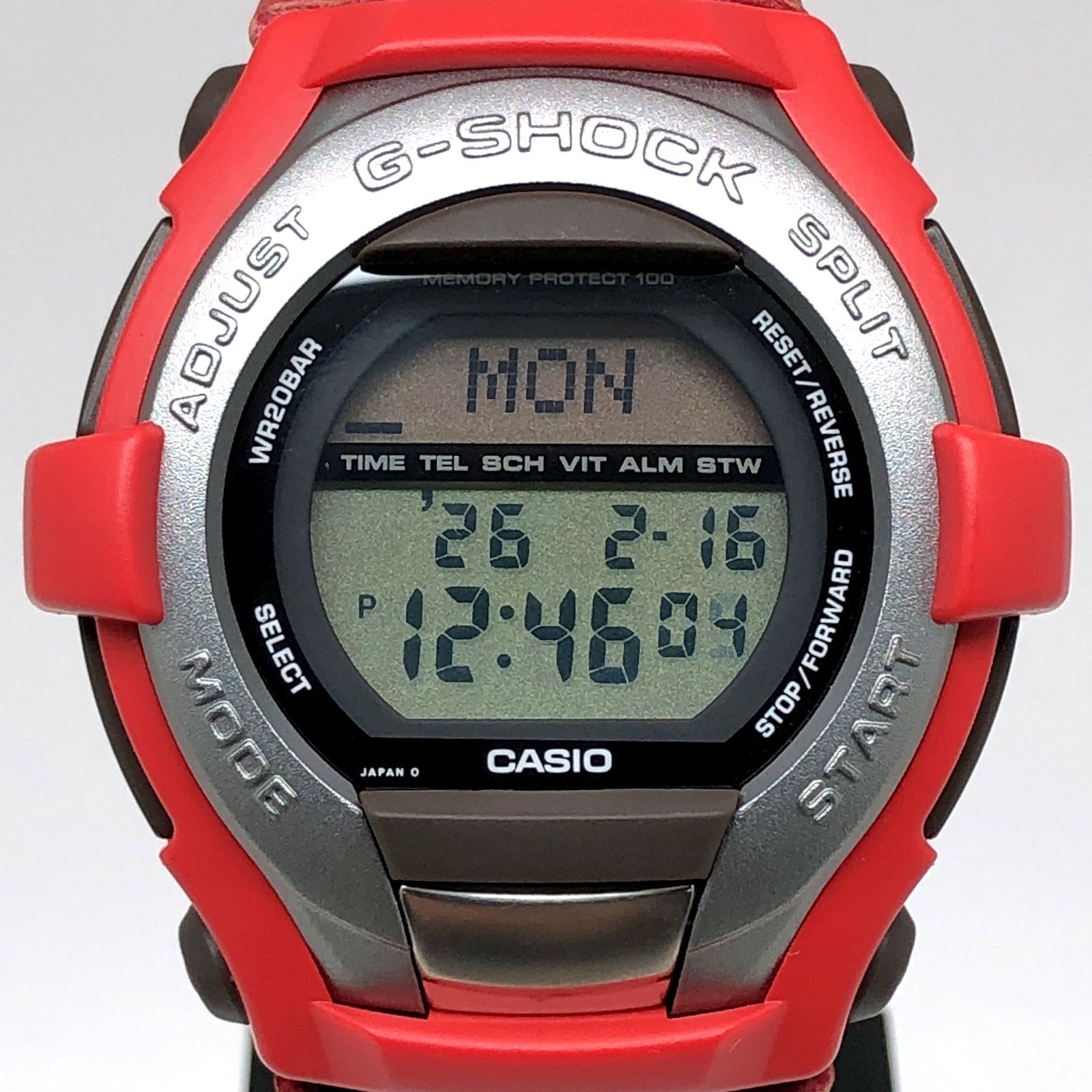 G-SHOCK ジーショック GT-000AB-4 G-COOL ANTWERP TOKYO アナリスブレックマン 合成皮革バンド レッド 1997年11月発売 G-SHOCK ジーショック GT-000AB-4 G-COOL ANTWERP TOKYO アナリス