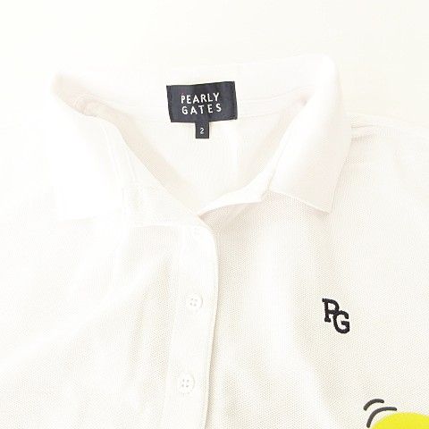 パーリーゲイツ PEARLY GATES 美品 半袖 ポロシャツ ゴルフ ウエア