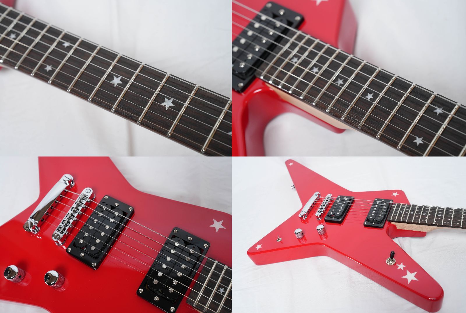 ランダムスター　戸山香澄モデル ESP RANDOMSTAR Kasumi -LED- ESP×バンドリ！ ランダムスター 戸山香澄