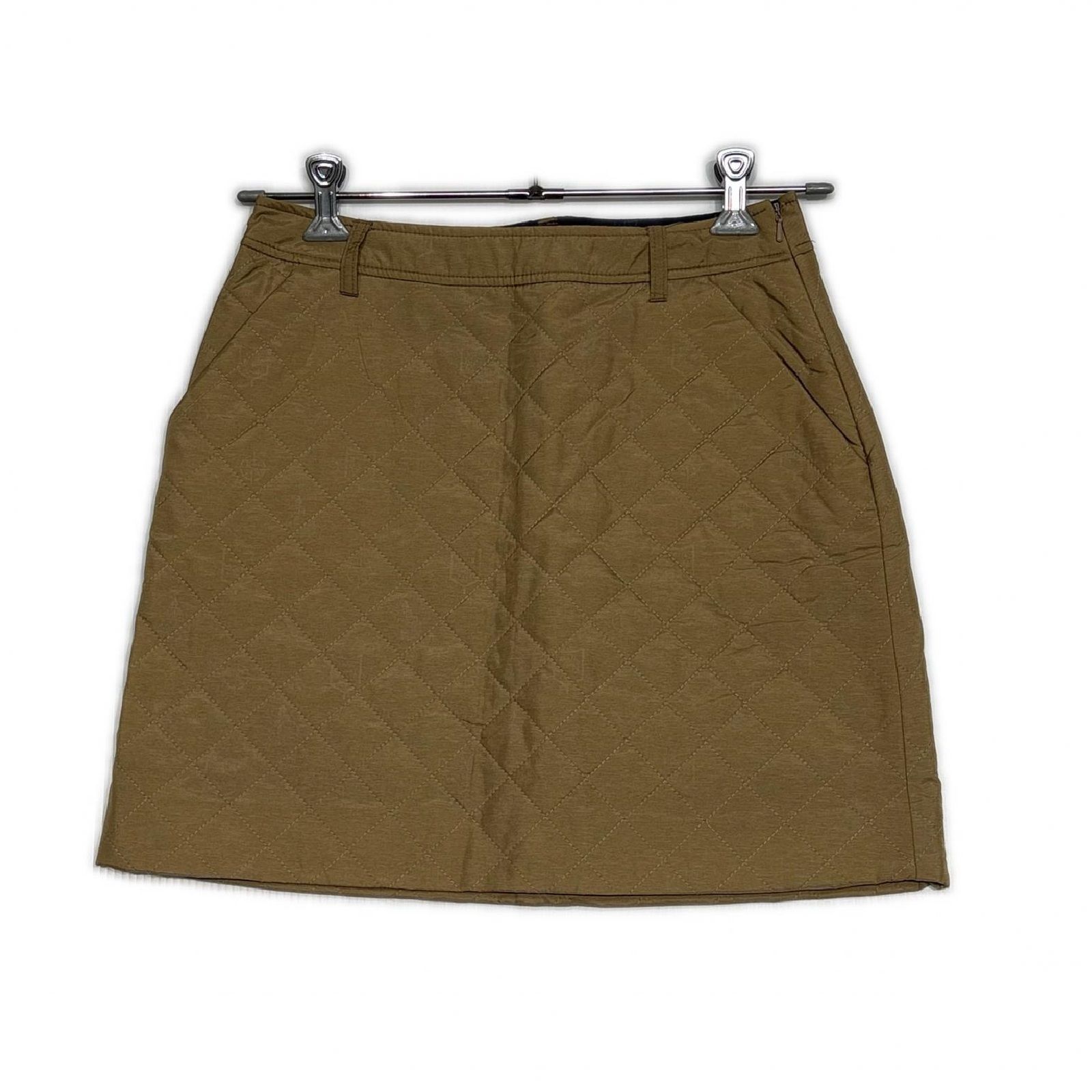  レディース キャロウェイ Callaway スカート L ベージュ 中綿入り 防寒  総柄