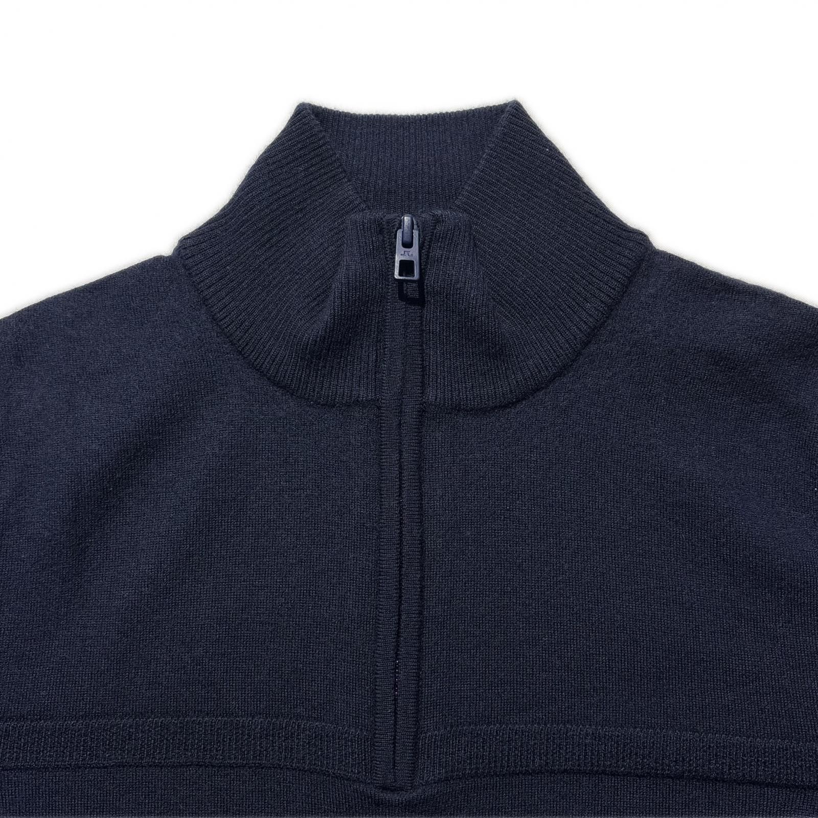 中古 メンズ ジェイリンドバーグ J.LINDEBERG セーター L 紺 ネイビー