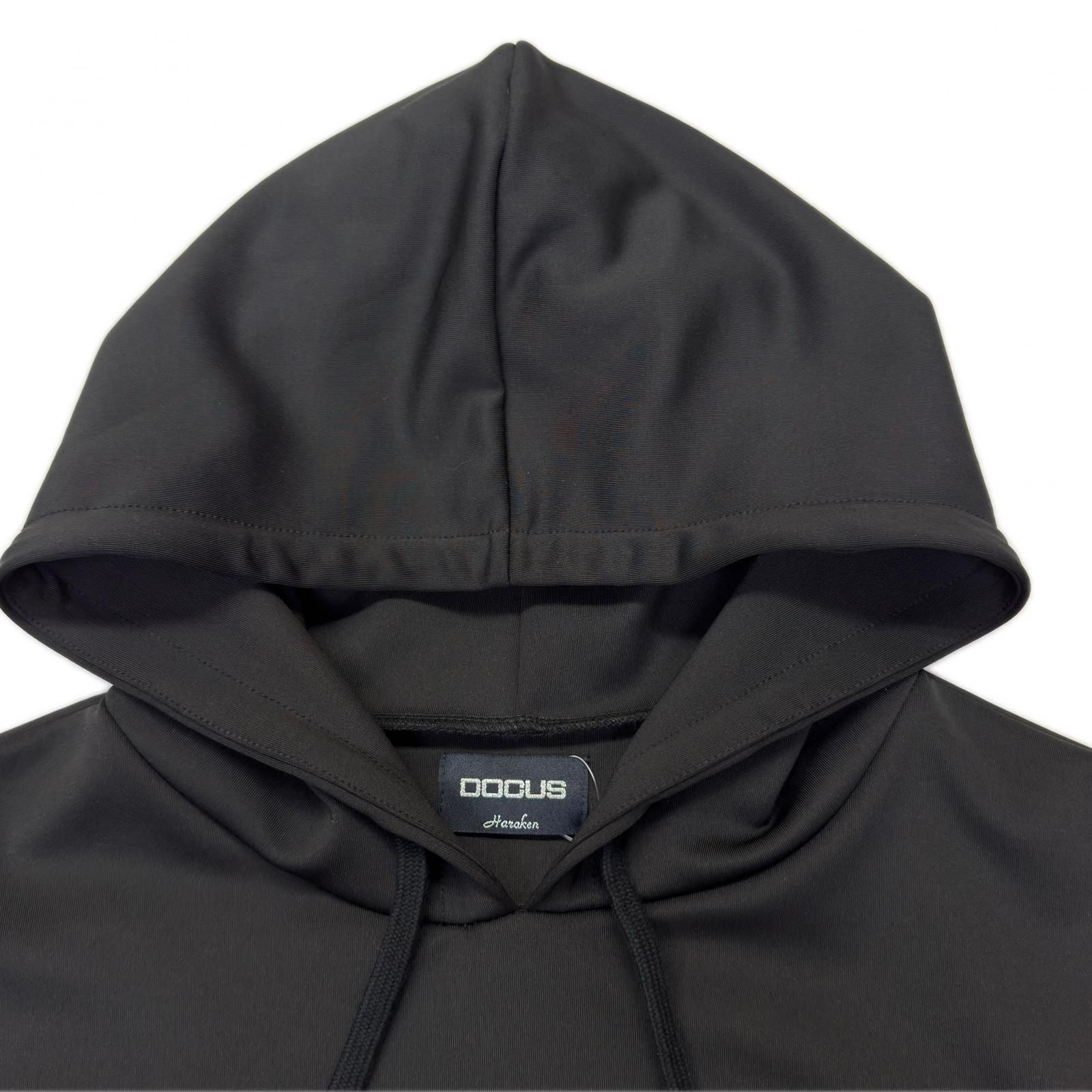 中古 メンズ パーカー 3L ブラック ドゥーカス DOCUS 半袖フーディ