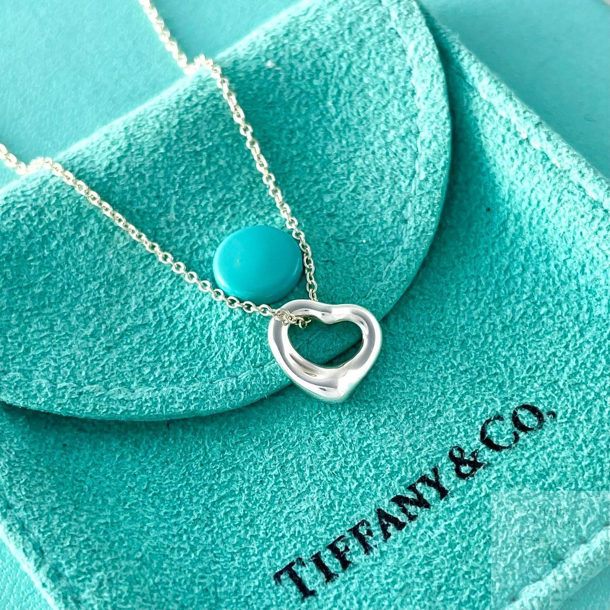 ティファニー オープンハート XS ネックレス 11mm P170fe - メルカリ