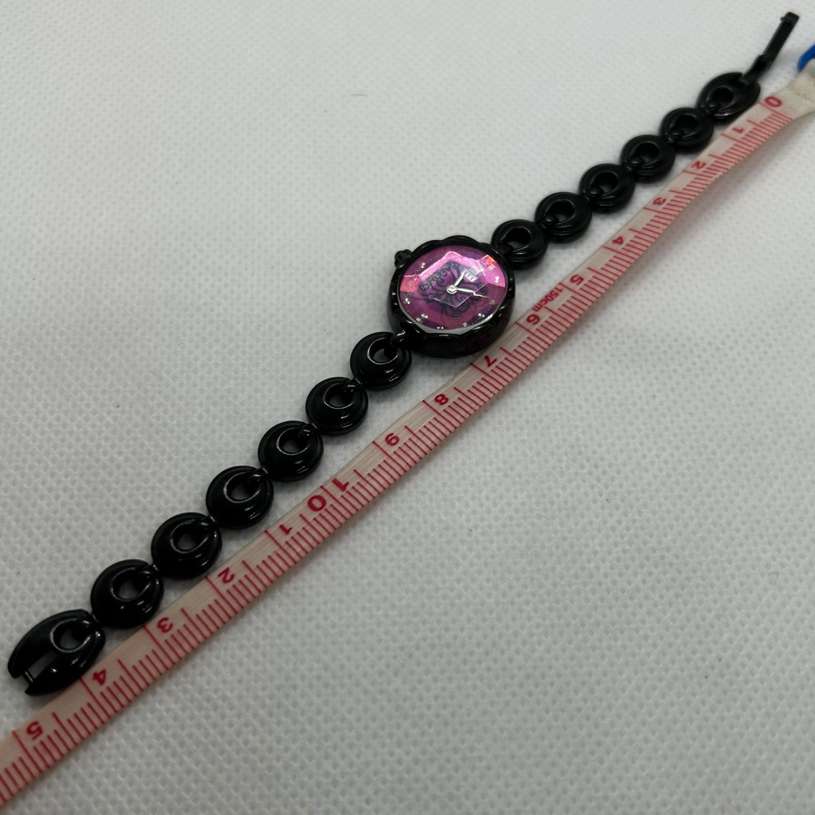 動作OK】ANNA SUI アナスイ 腕時計 1N00-0RG0 バタフライ 蝶 紫 - メルカリ
