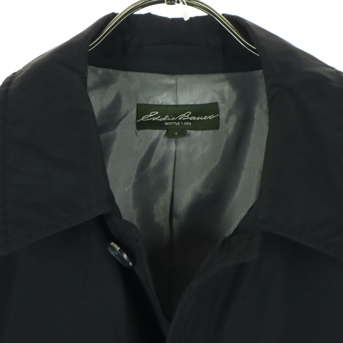 Eddie Bauer エディーバウアー 長袖 薄手 ステンカラーコート S