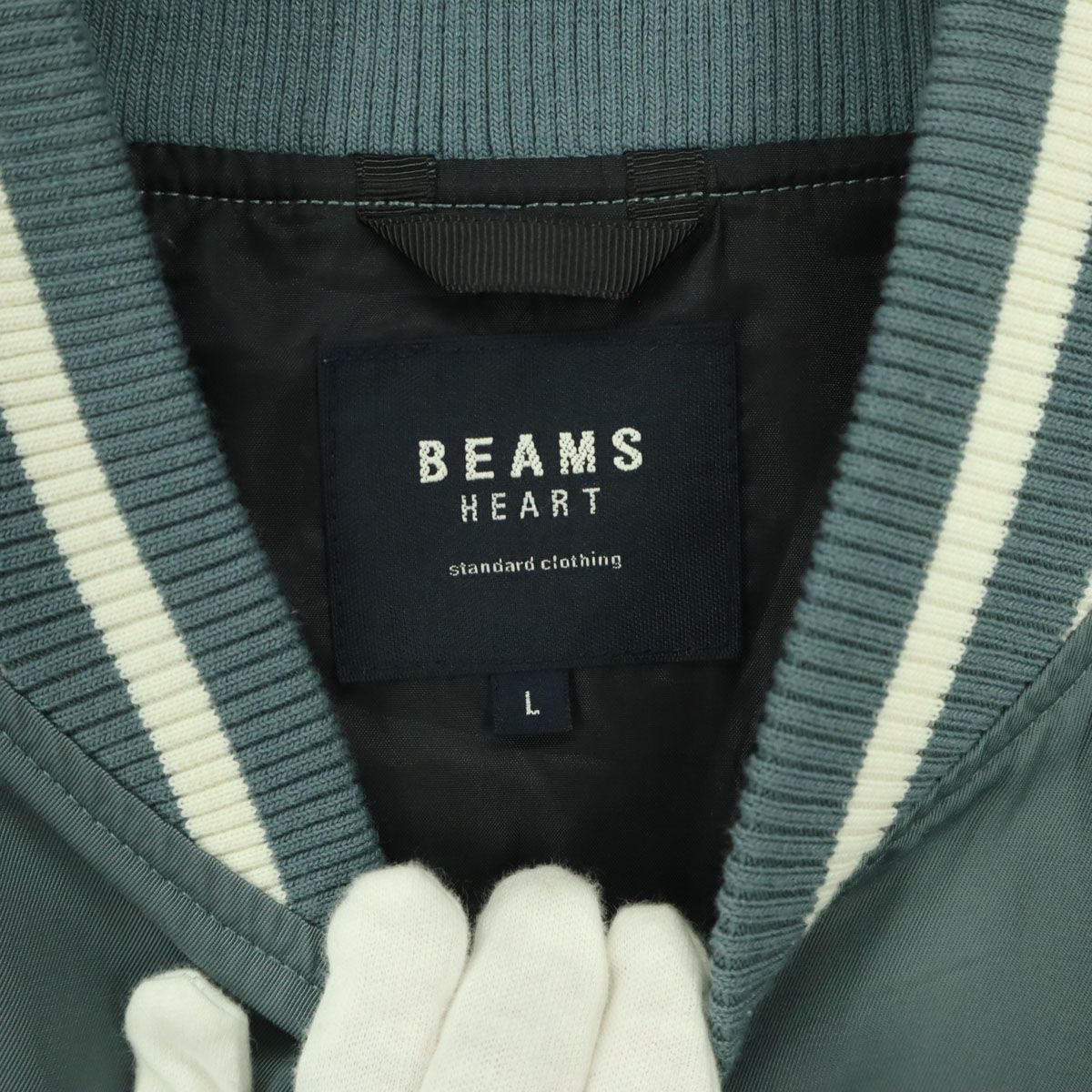 BEAMS スタジャン スタジャンの通販 中綿 スタジアムジャンパー 
