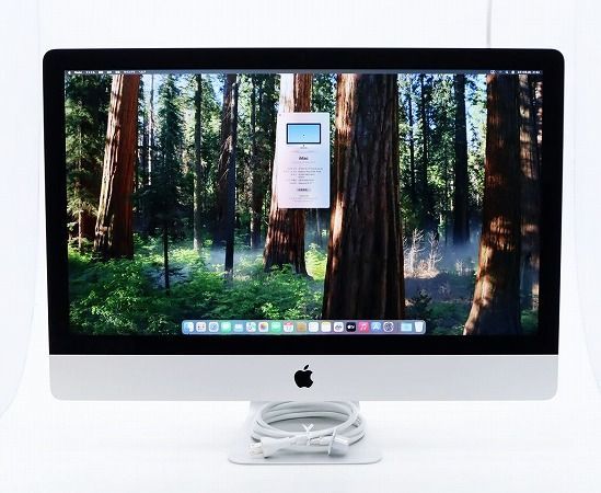 Apple iMac 27インチ Retina 5K 2019 Core i5-8500 3GHz 16GB 1TB(HDD