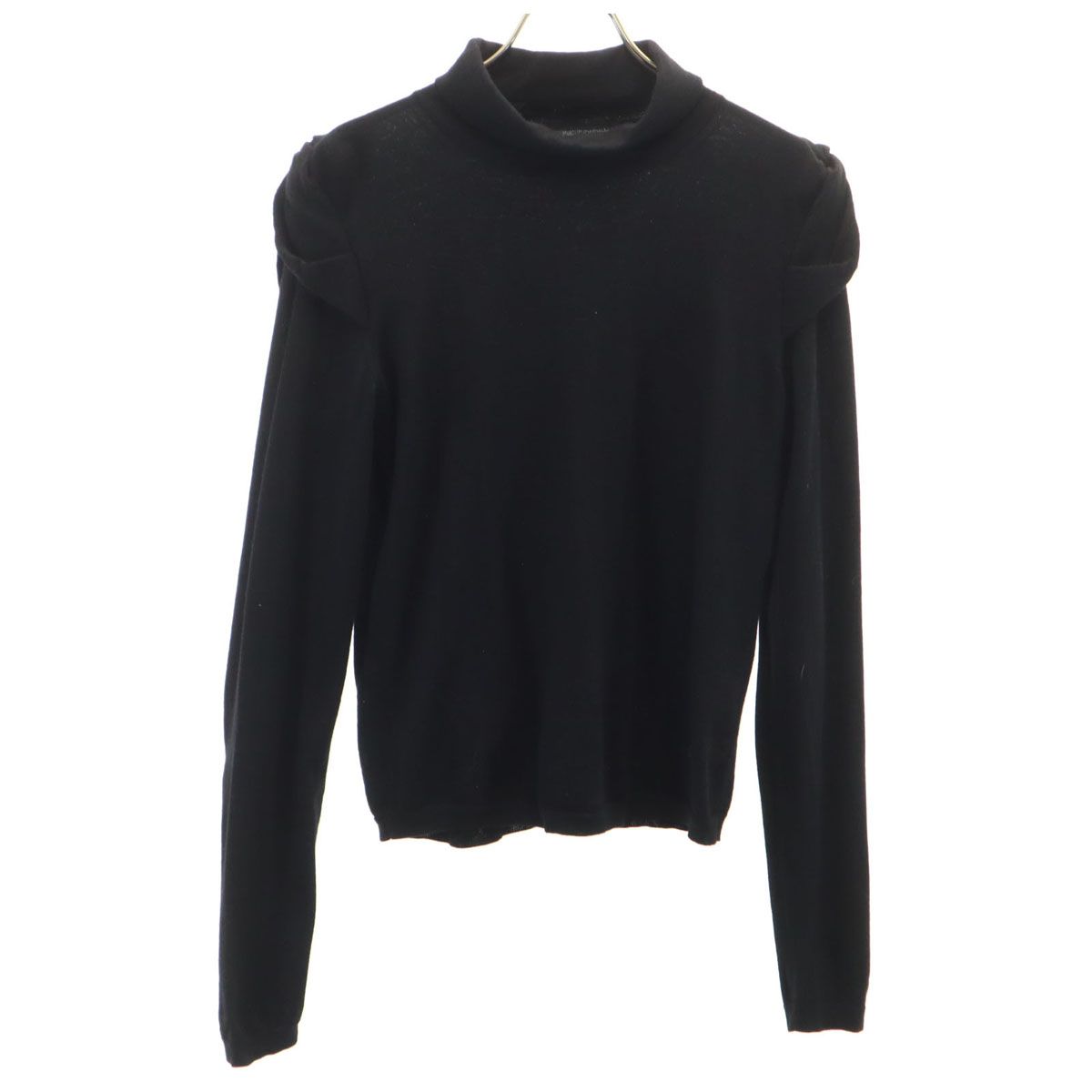 FOXEY フォクシー 長袖 タートルネック セーター 42 ブラック ニット