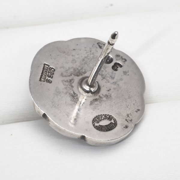 ジョージジェンセン ピアス ムーンストーン 36 シルバー 925 #187609