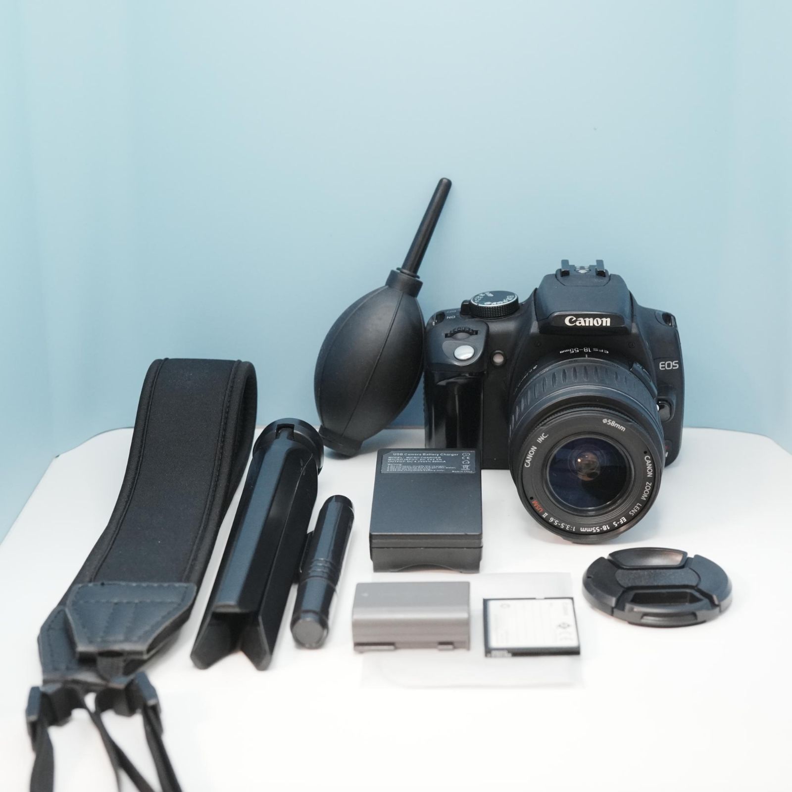 Canon EOS kiss Digital N 一眼レフ スマホ転送OK フルセット a5827