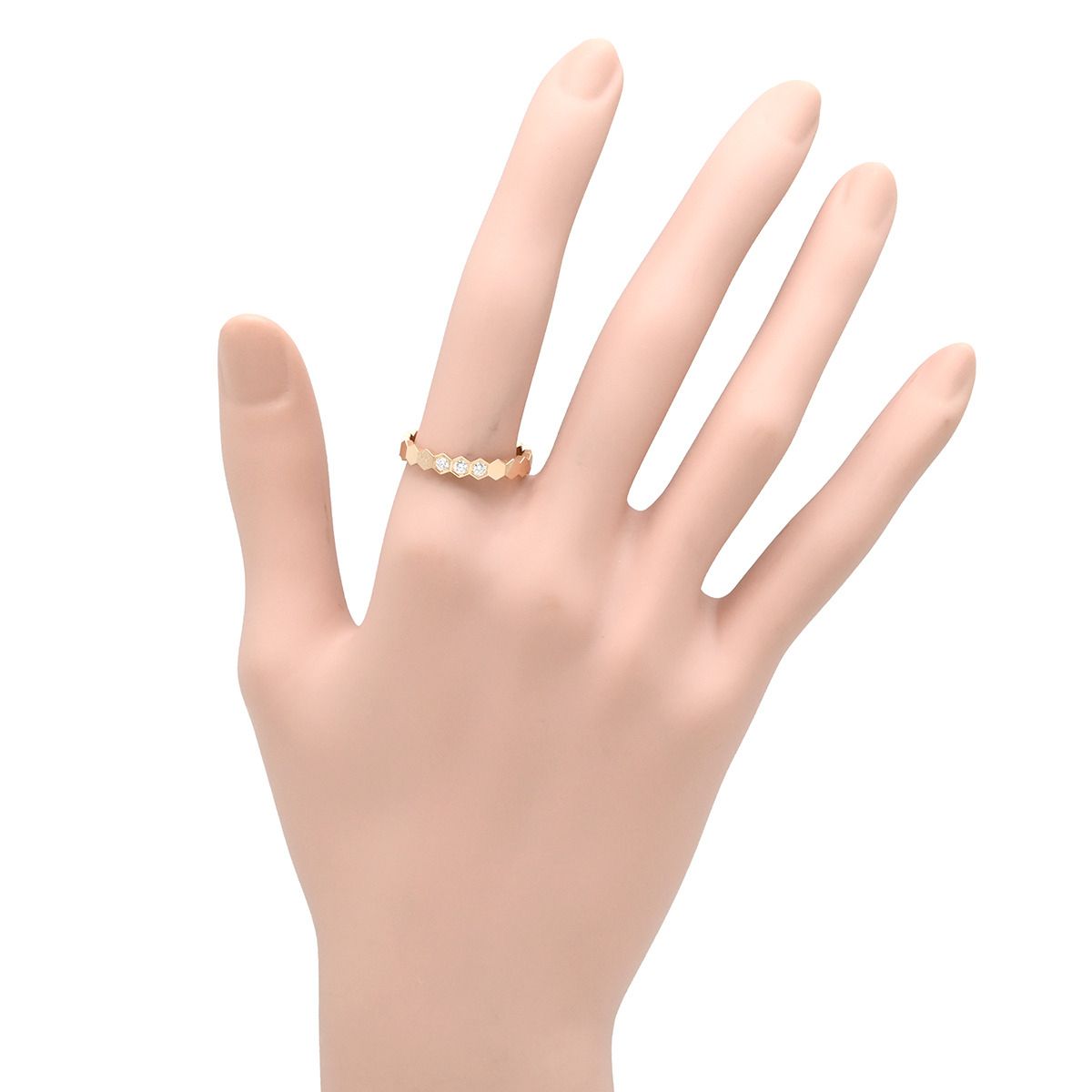 ショーメ CHAUMET リング 指輪 ビー ドゥ ショーメ ダイヤ3P ピンク 