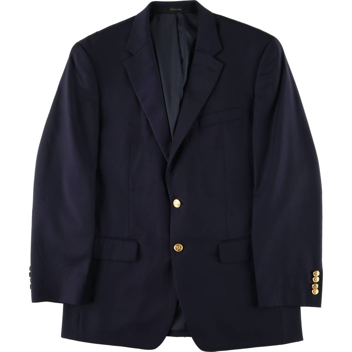 メンズ 古着 ラルフローレン Ralph Lauren LAUREN ローレン 紺ブレザー テーラードジャケット メンズM相当/eaa615952