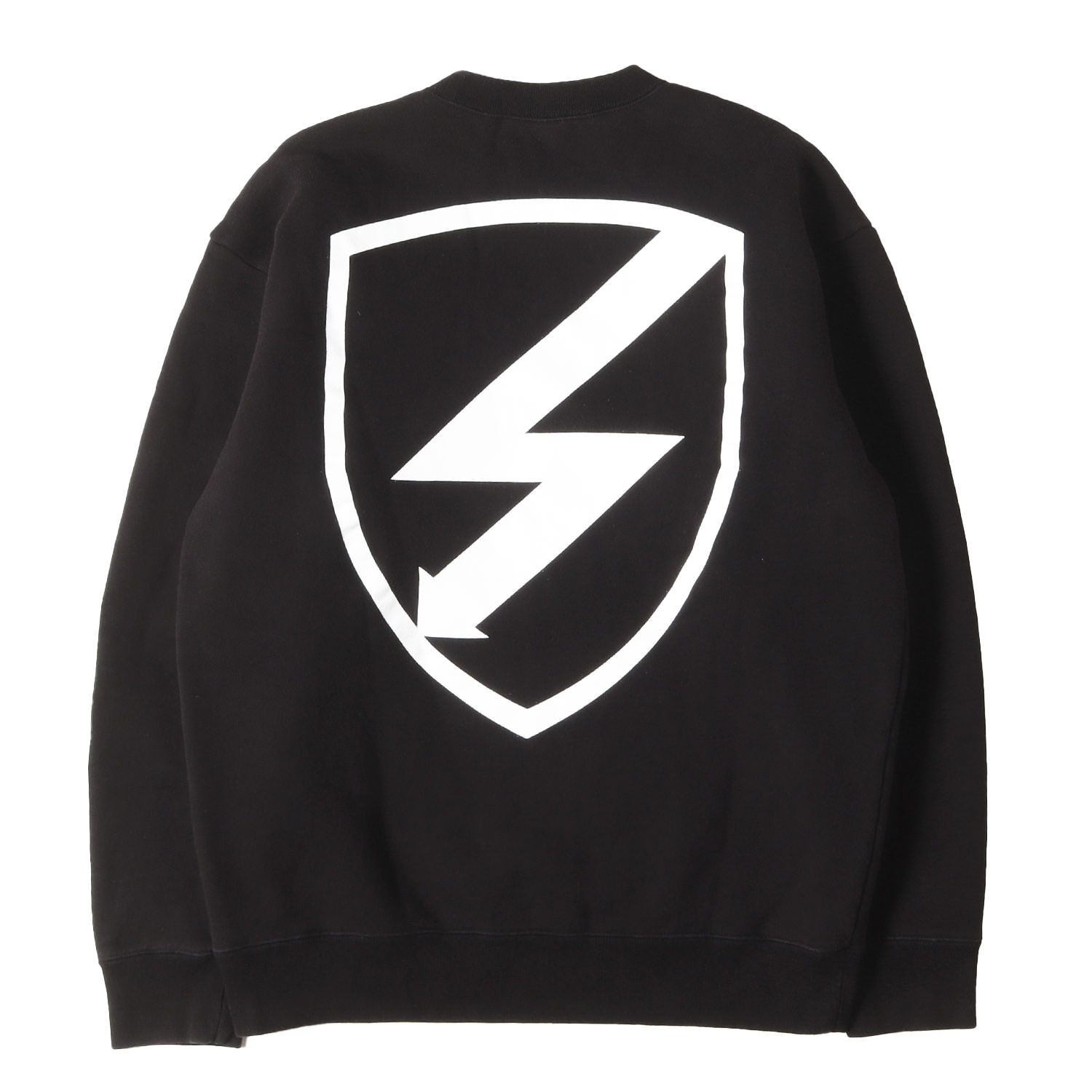 RATS ラッツ スウェット ブラック 黒 サイズ:M | 22AW エンブレム クルーネック スウェットシャツ (TAG CREW NECK SWEAT) | トップス トレーナー【メンズ】【中古】 RATS ラッツ スウェット ブラック 黒 サイズ:M | 22AW エンブレム