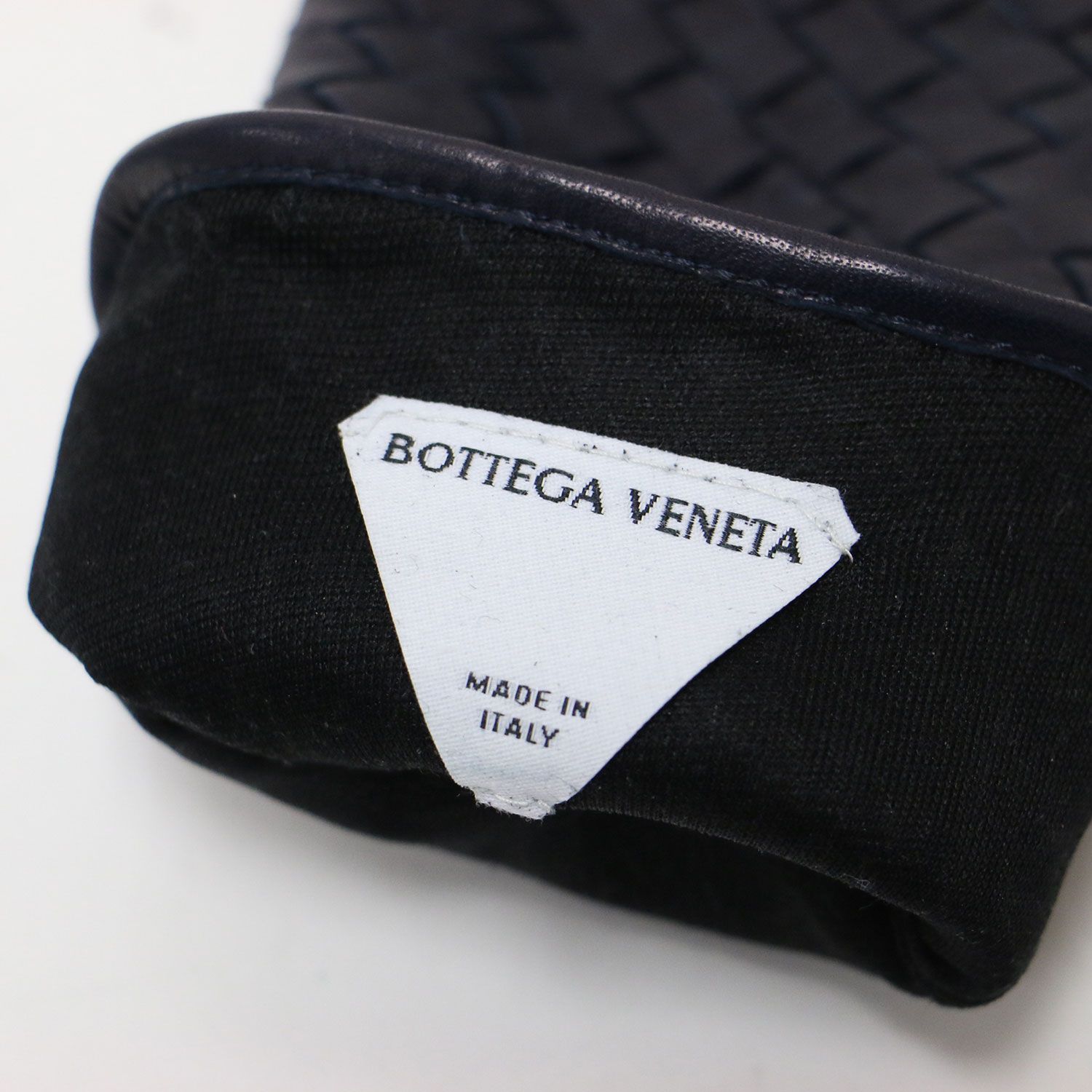 BOTTEGA VENETA ボッテガヴェネタ グローブ ネイビー 紺 サイズ:7(S
