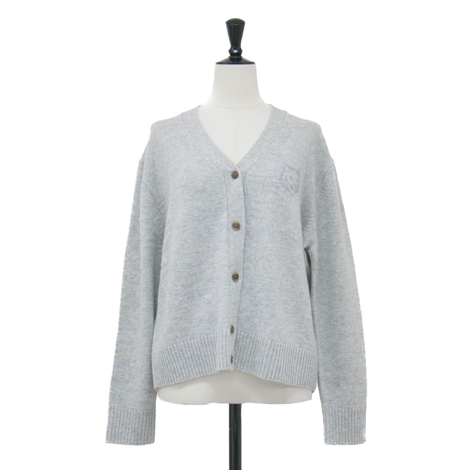 新品】MAISON KITSUNE メゾン キツネ カーディガン ミドルゲージ 