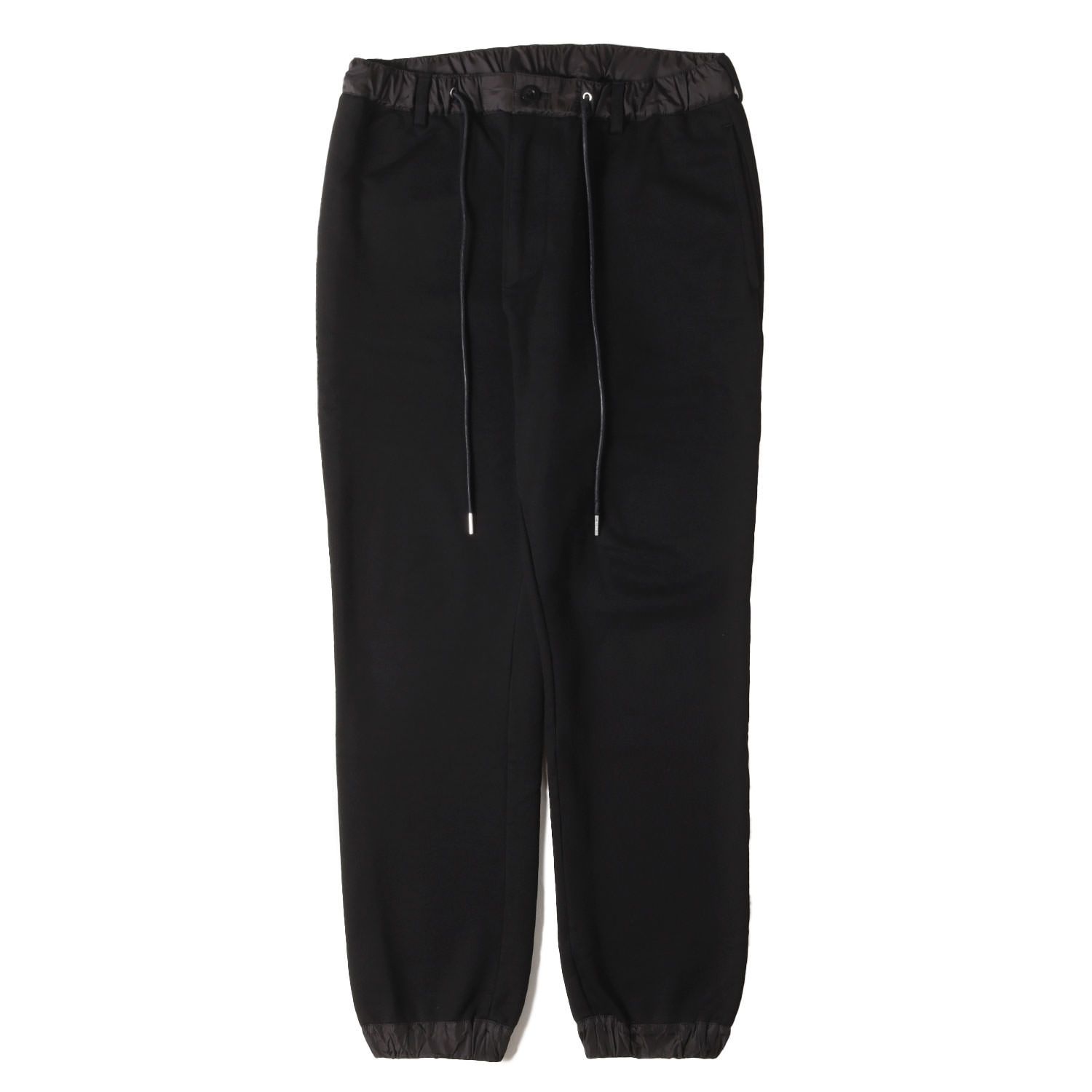 美品】Sacai サカイ パンツ ブラック 黒 サイズ:2 | 23AW スウェット