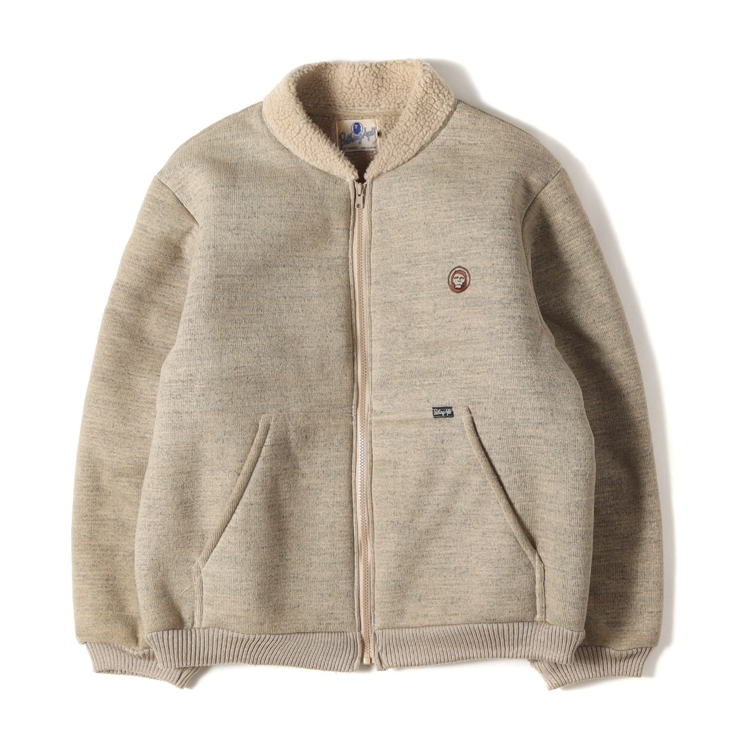 A BATHING APE ア ベイシング エイプ ジャケット ベージュ サイズ:L 