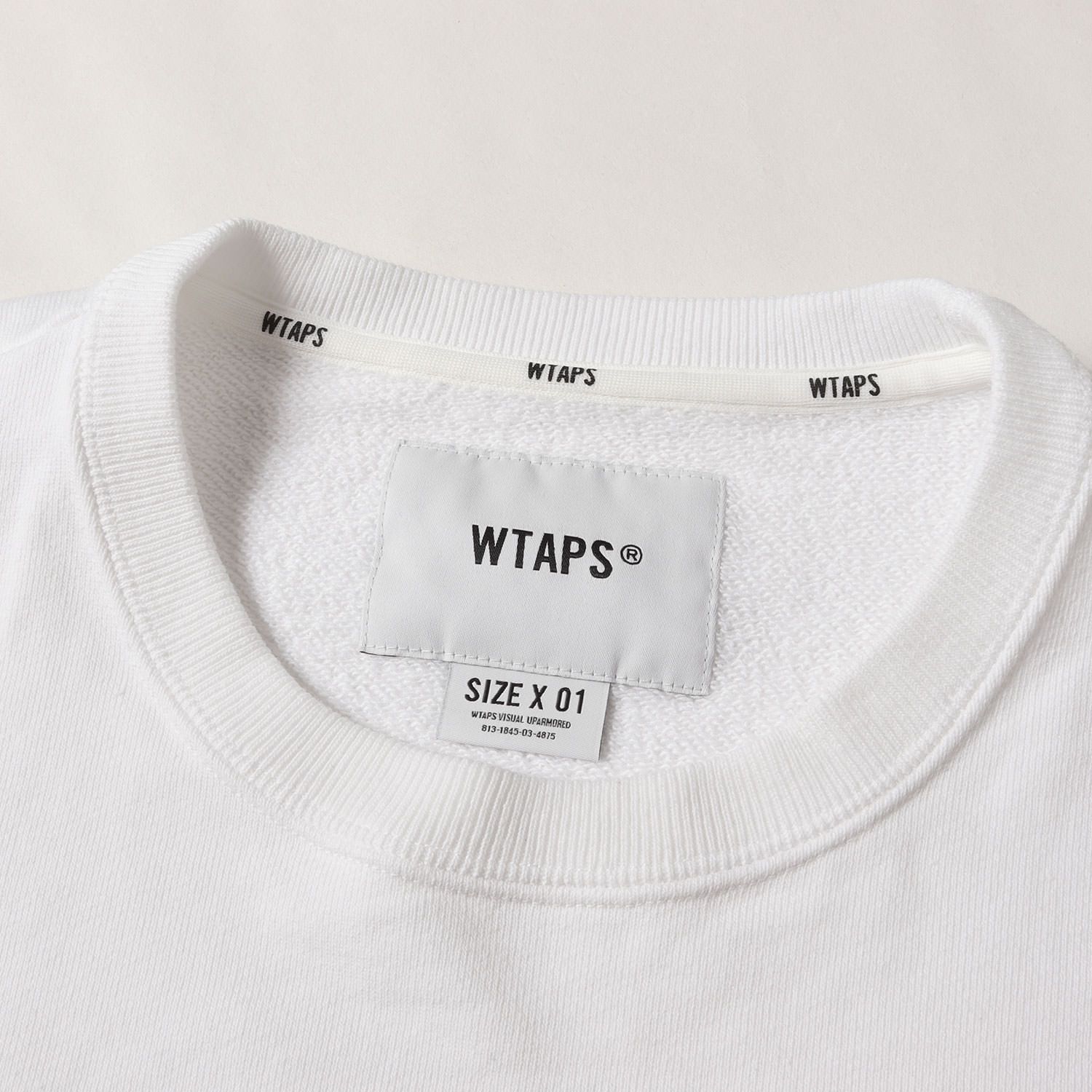 WTAPS ダブルタップス スウェット ホワイト 白 サイズ:S | 25SS ロゴ