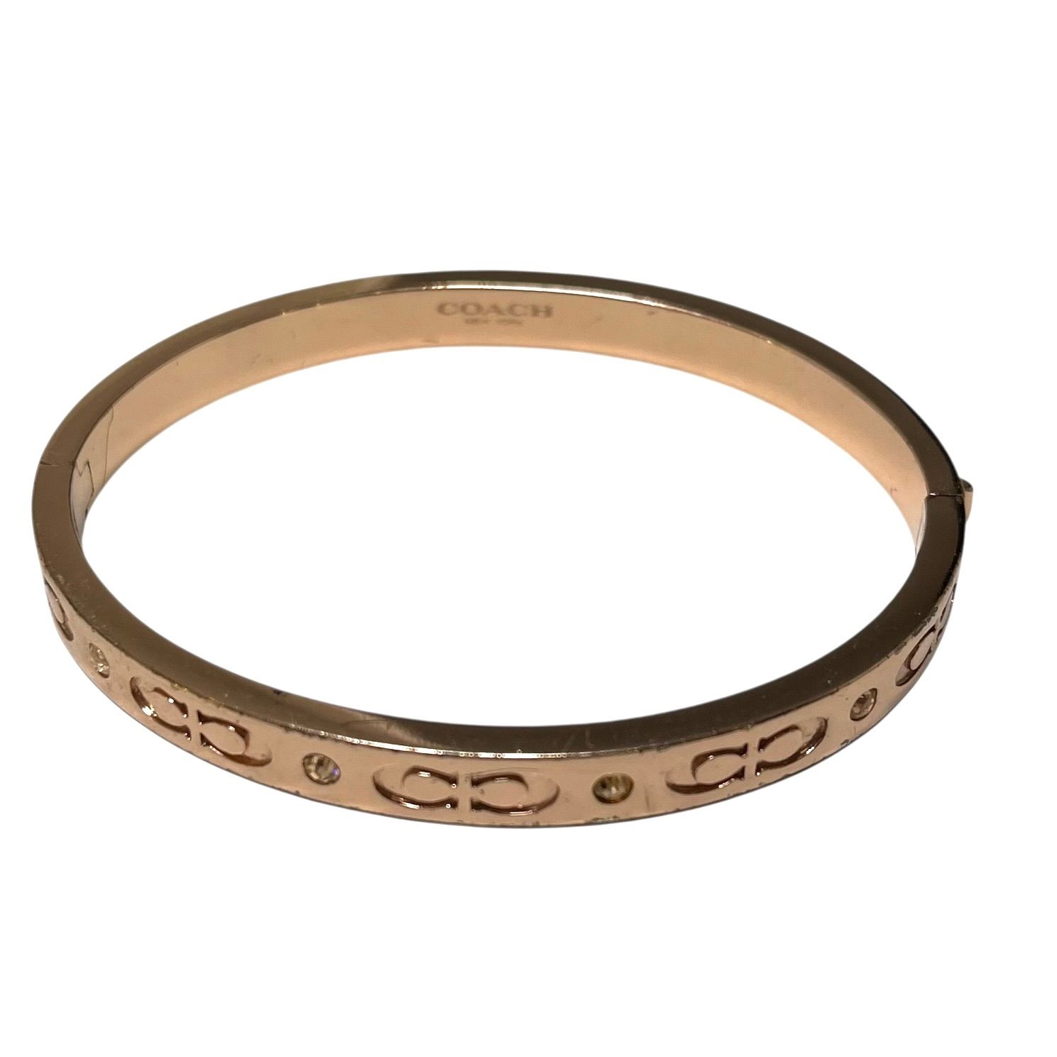 COACH【コーチ】シグネチャーヒンジドバングル - メルカリ