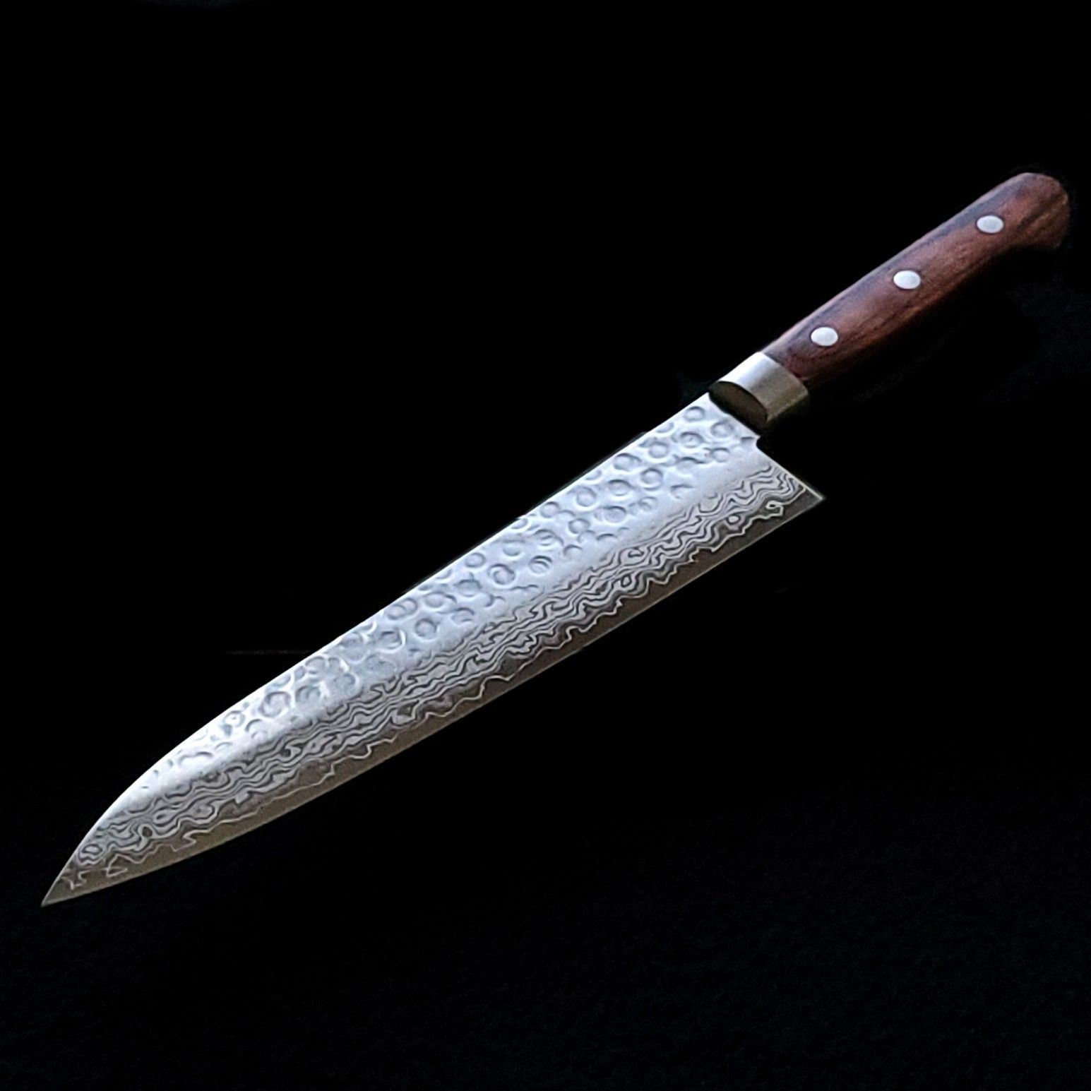 VG10 ダマスカス 牛刀包丁210mm G1704E 日本製 月光作 - メルカリ