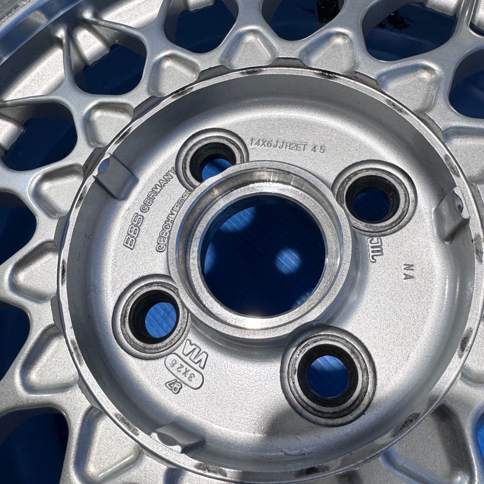 マツダ ロードスター純正 BBS 14インチ 6J+45 PCD100 4H 鍛造 FORGED